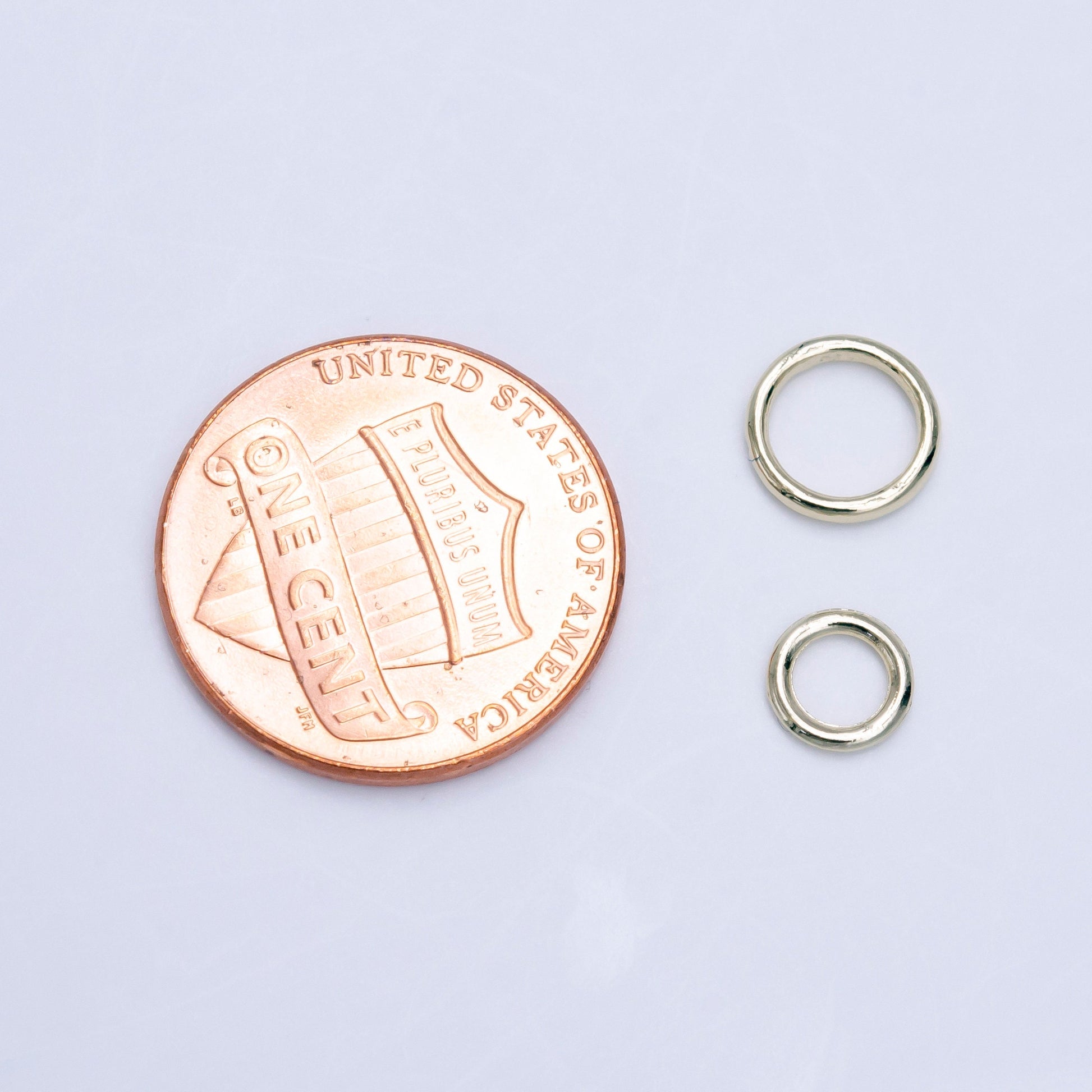 Soldered O Ring 6mm, 8mm 19 Gauge Close Jump Ring Jewelry Making Supply Pack | Z908 Z909