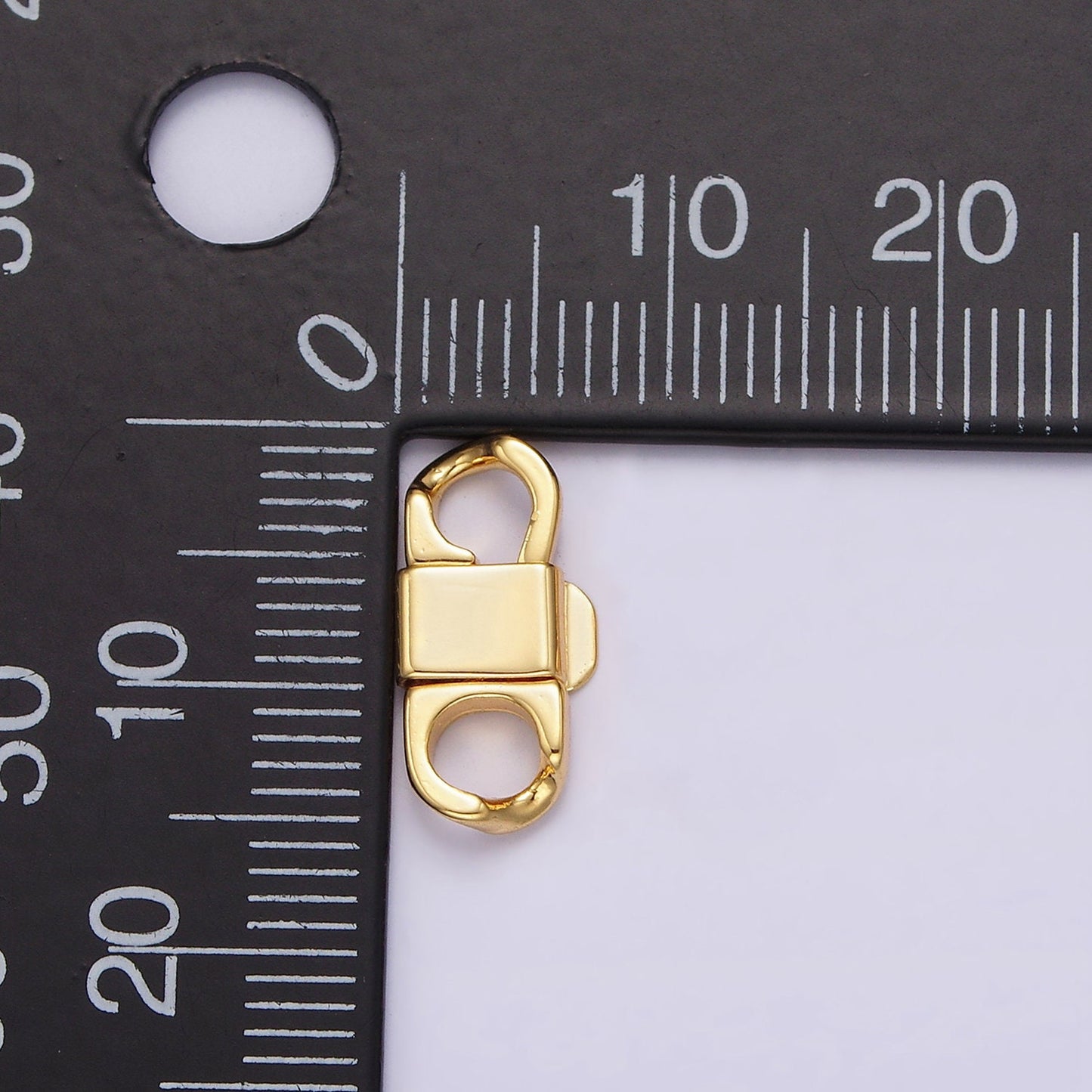 14K Gold Filled Snap Lock Minimalist Jewelry Closure Findings Supply Set | Z-756