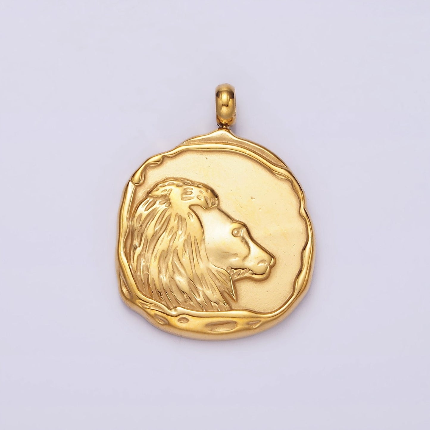 Stainless Steel Zodiac Sign Birth Month Personalized Stamped Round Charm | A1235~A1240
