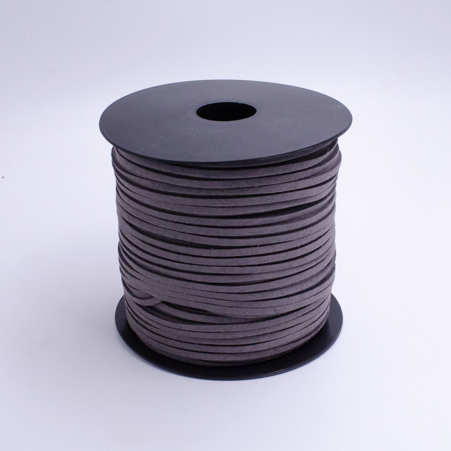 Gray Faux Leather Cord 2.5mm 1 Yard Suede Cords Flat Velvet Leather Cord Fiber Lace Leather Strip Flat Thread String | Roll-1434