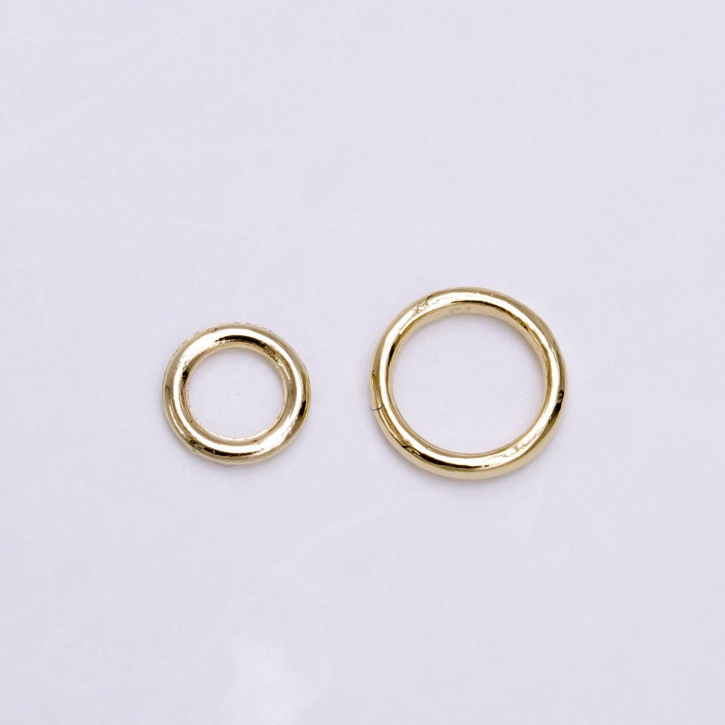 Soldered O Ring 6mm, 8mm 19 Gauge Close Jump Ring Jewelry Making Supply Pack | Z908 Z909