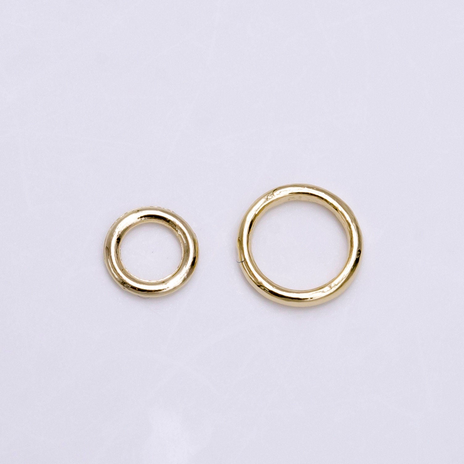 Soldered O Ring 6mm, 8mm 19 Gauge Close Jump Ring Jewelry Making Supply Pack | Z908 Z909