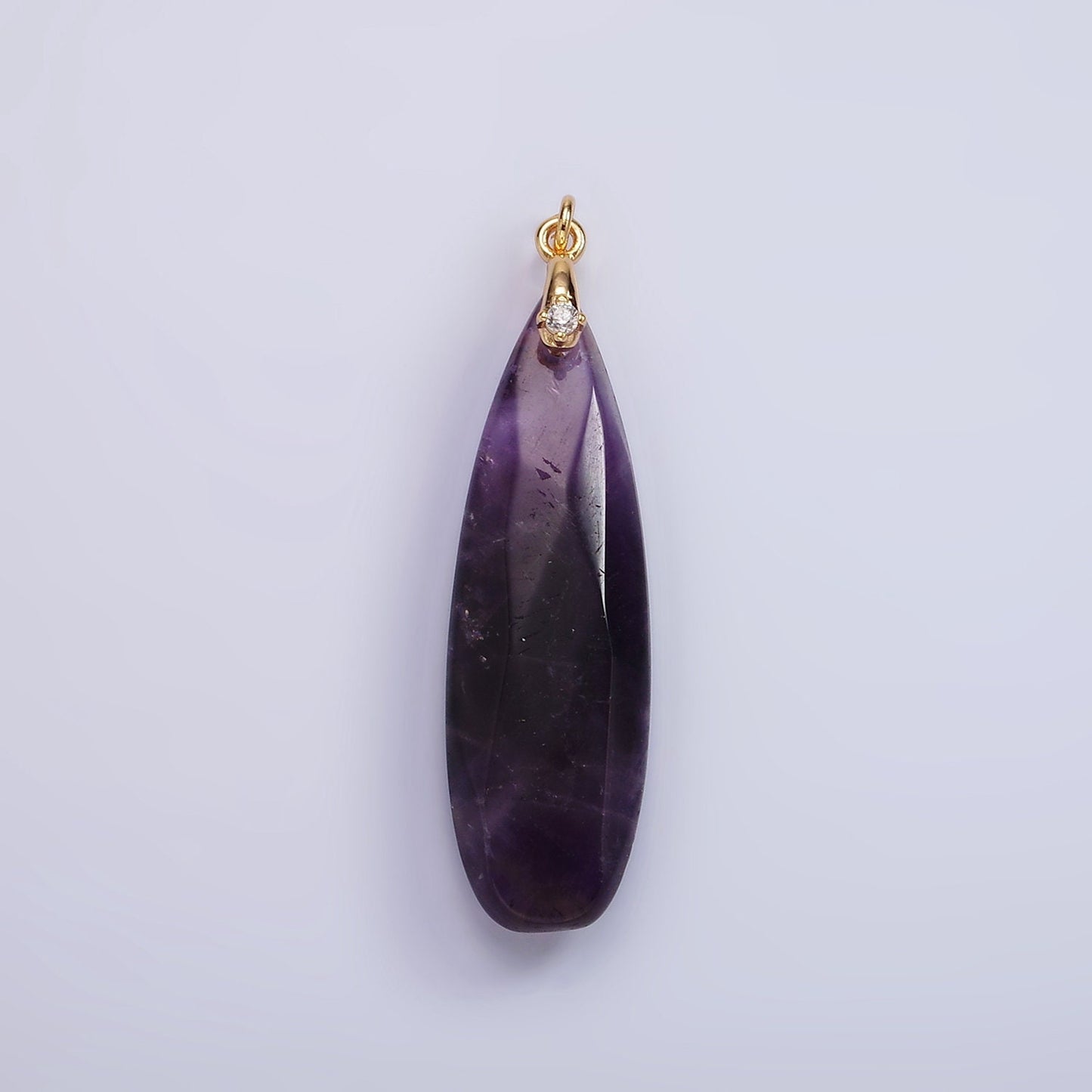 High Quality Smooth Teardrop Briolette Beads Natural Gemstone Amethyst, Rose Quartz, Lapiz Lazuli, Tiger Eye Pendant Dangle Charm AC921