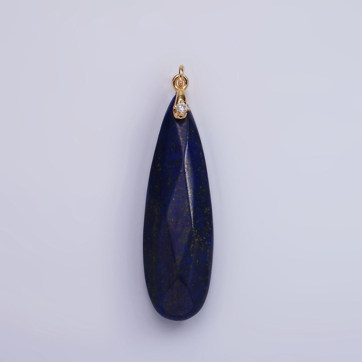 High Quality Smooth Teardrop Briolette Beads Natural Gemstone Amethyst, Rose Quartz, Lapiz Lazuli, Tiger Eye Pendant Dangle Charm AC921