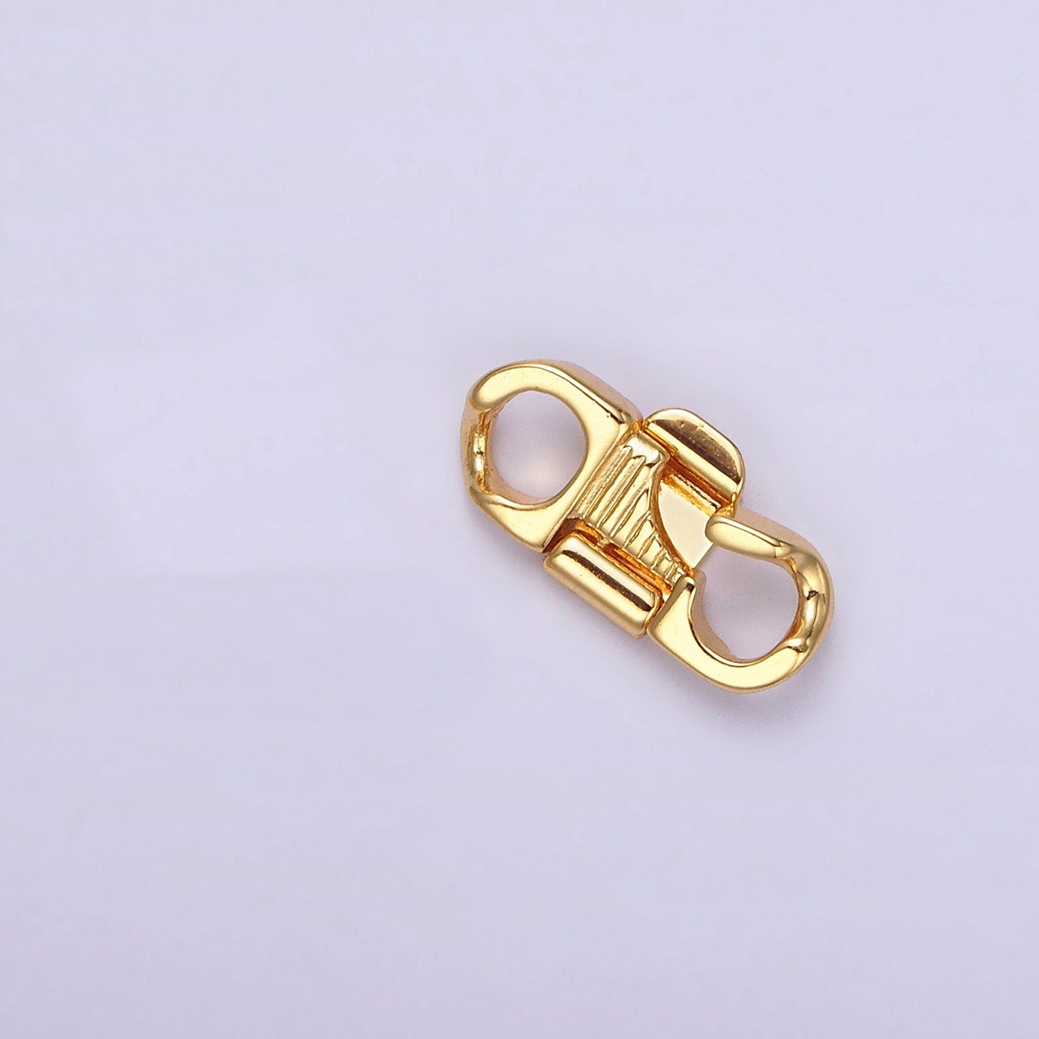 14K Gold Filled Snap Lock Minimalist Jewelry Closure Findings Supply Set | Z-756