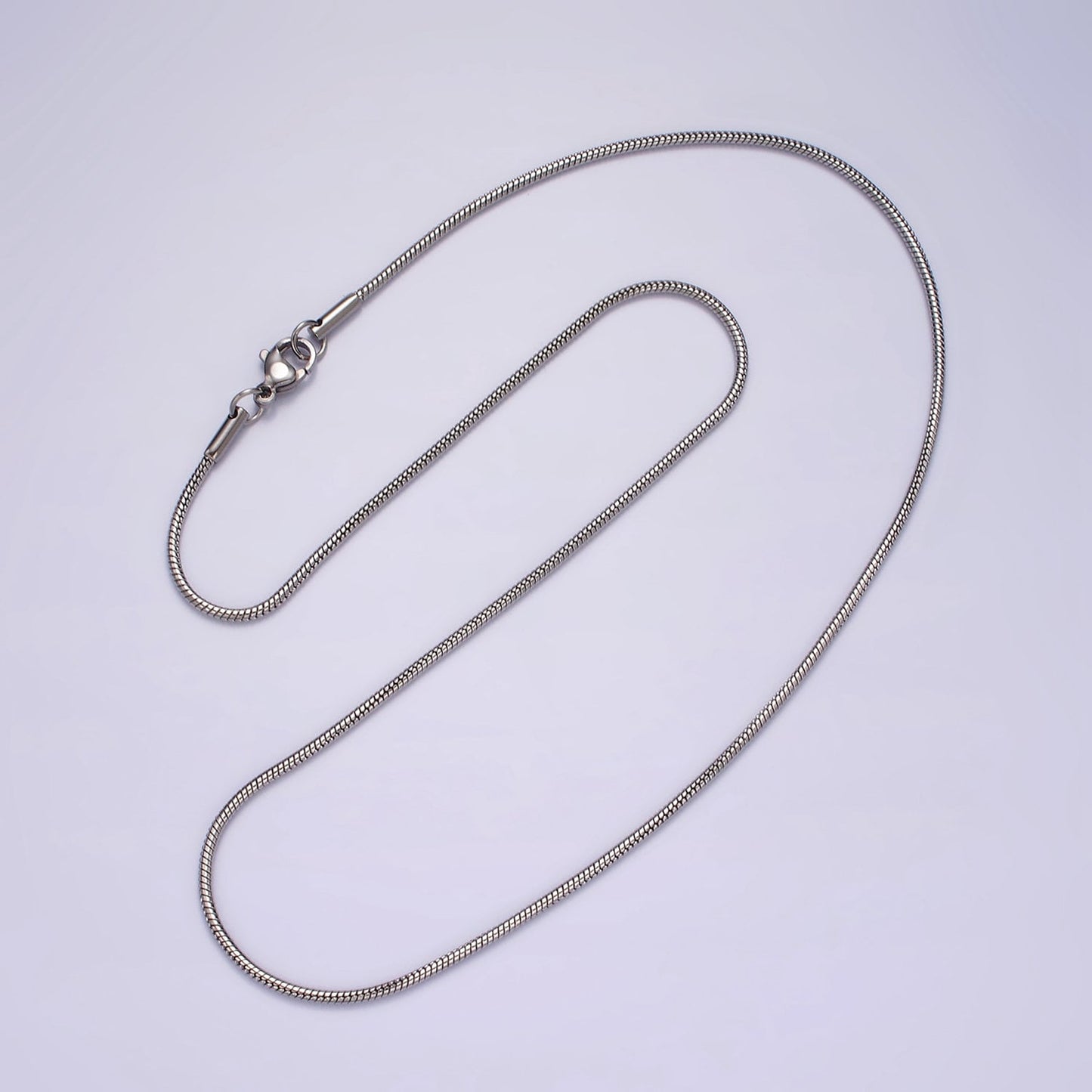 Stainless Steel 1.5mm Snake Chain 18 Inch Layering Necklace | WA-2263