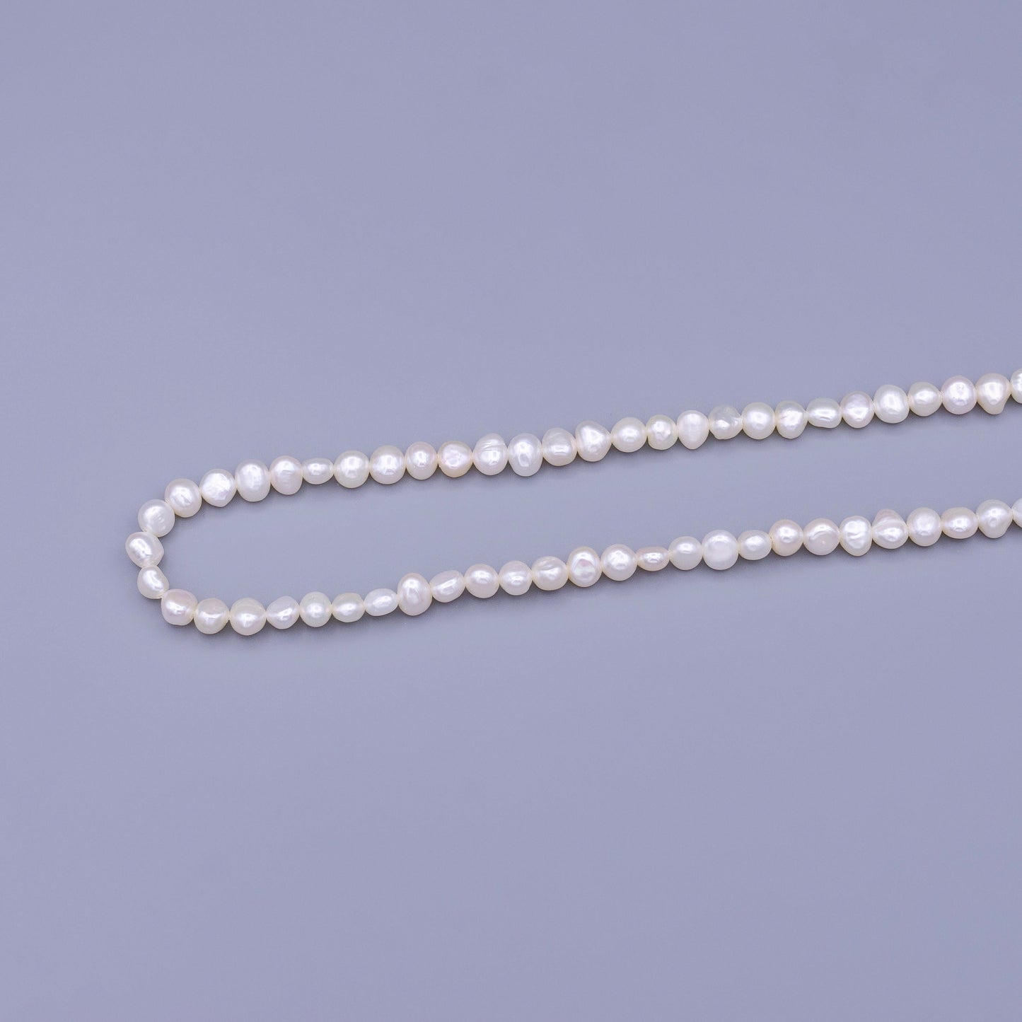 AAA Small potato freshwater pearls, loose pearls beading supplies Pearl Jewelry by Strand Wholesale Pearl 6mm WA-1670
