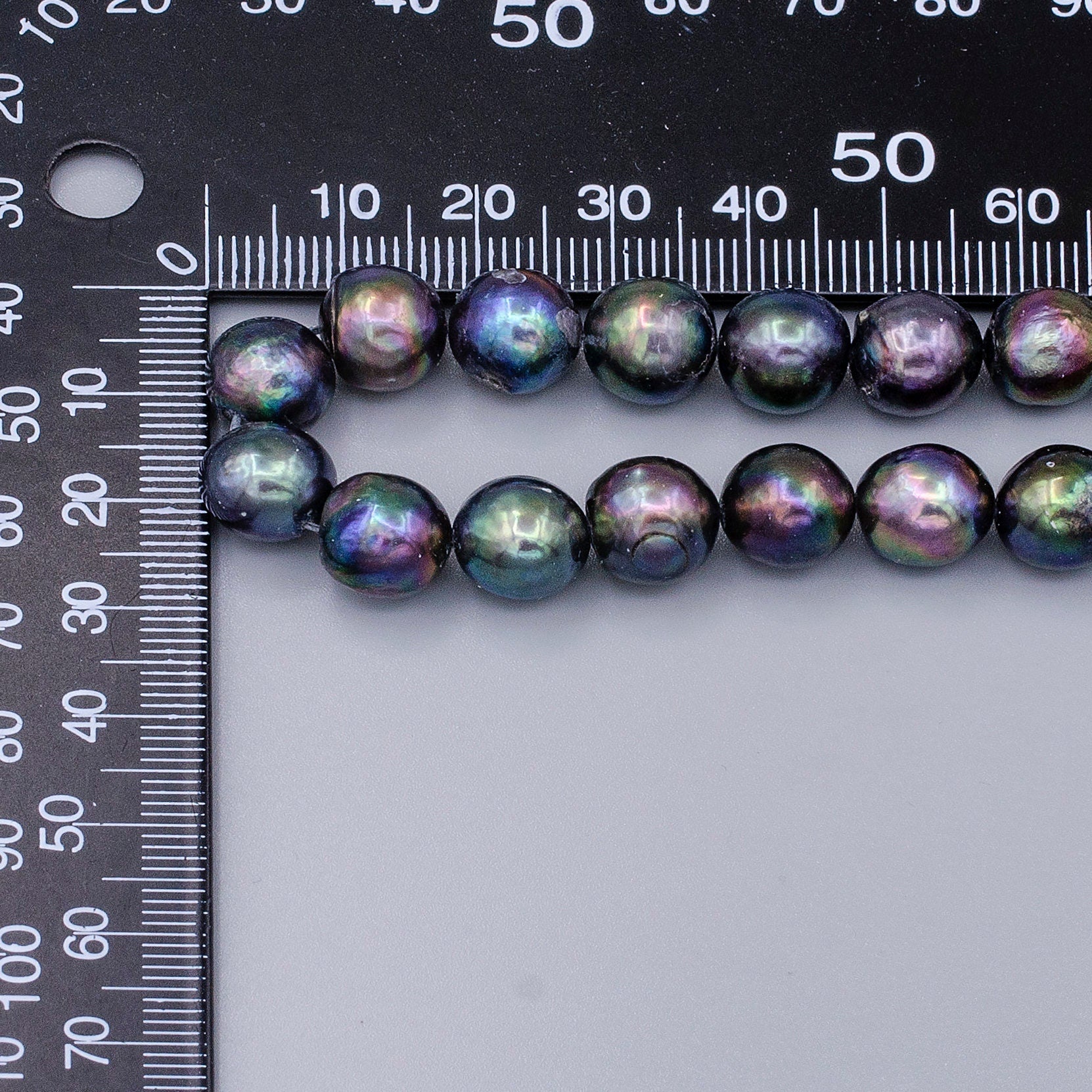 Rainbow Peacock Fresh Water Potato Pearl 10mm AA Wholesale Strand Peacock Genuine Freshwater Pearl Beads Loose for Jewelry Making WA1657