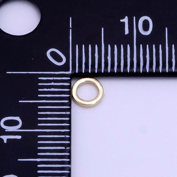 Soldered O Ring 5mm 19 Gauge Close Jump Ring Jewelry Making Supply Pack | L-925