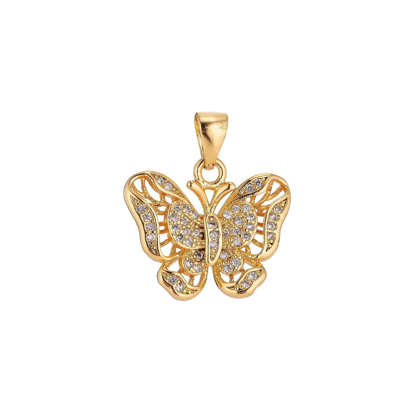 Gold Filled Butterfly Mariposa Pendants H-289