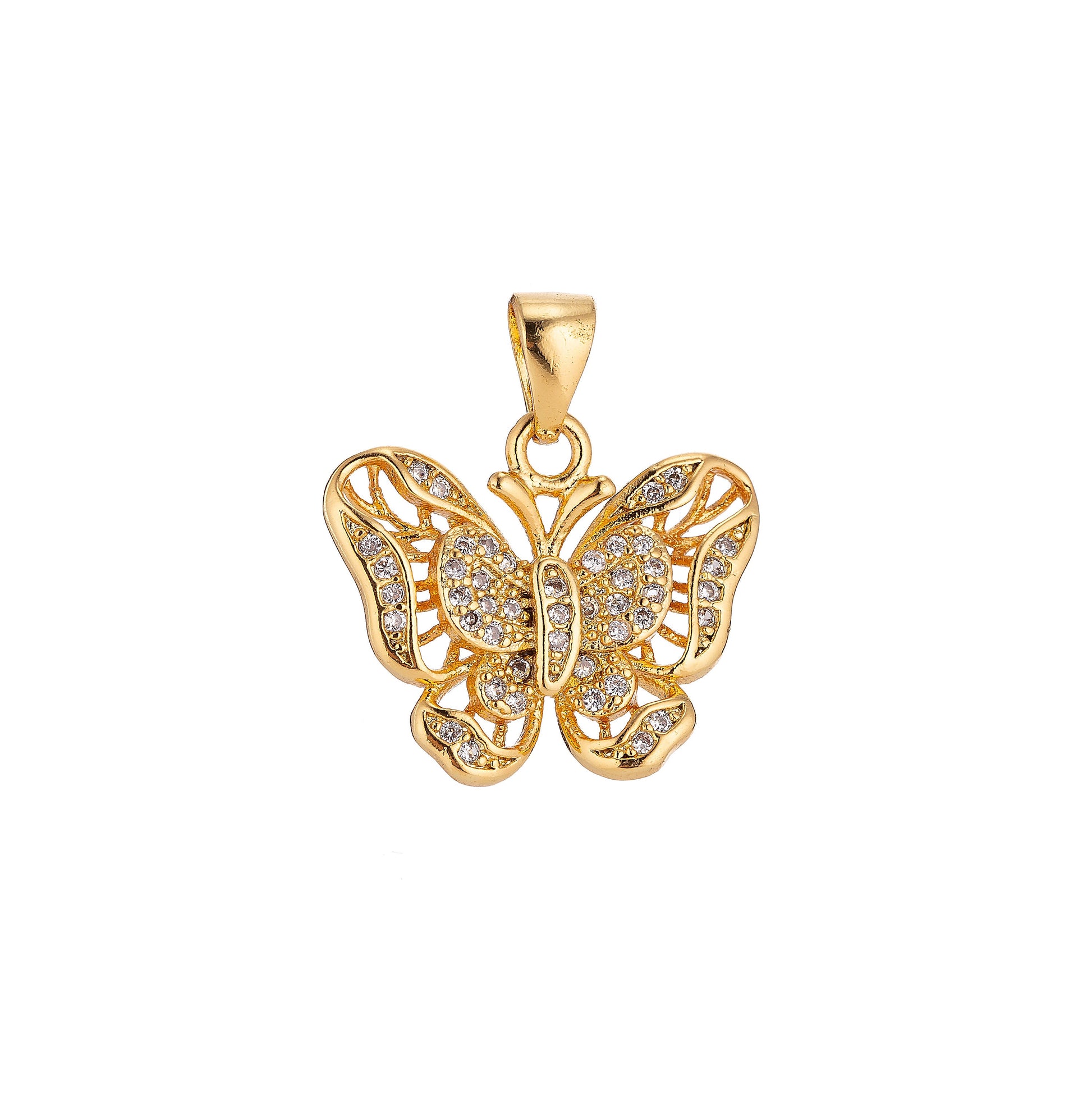 Gold Filled Butterfly Mariposa Pendants H-289