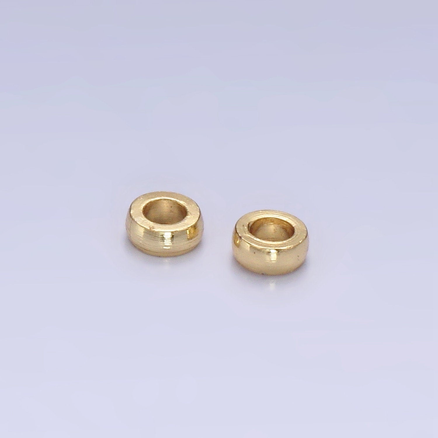 14K Gold Filled 2.5mm Rhondelle Mini Minimalist Bead | B876