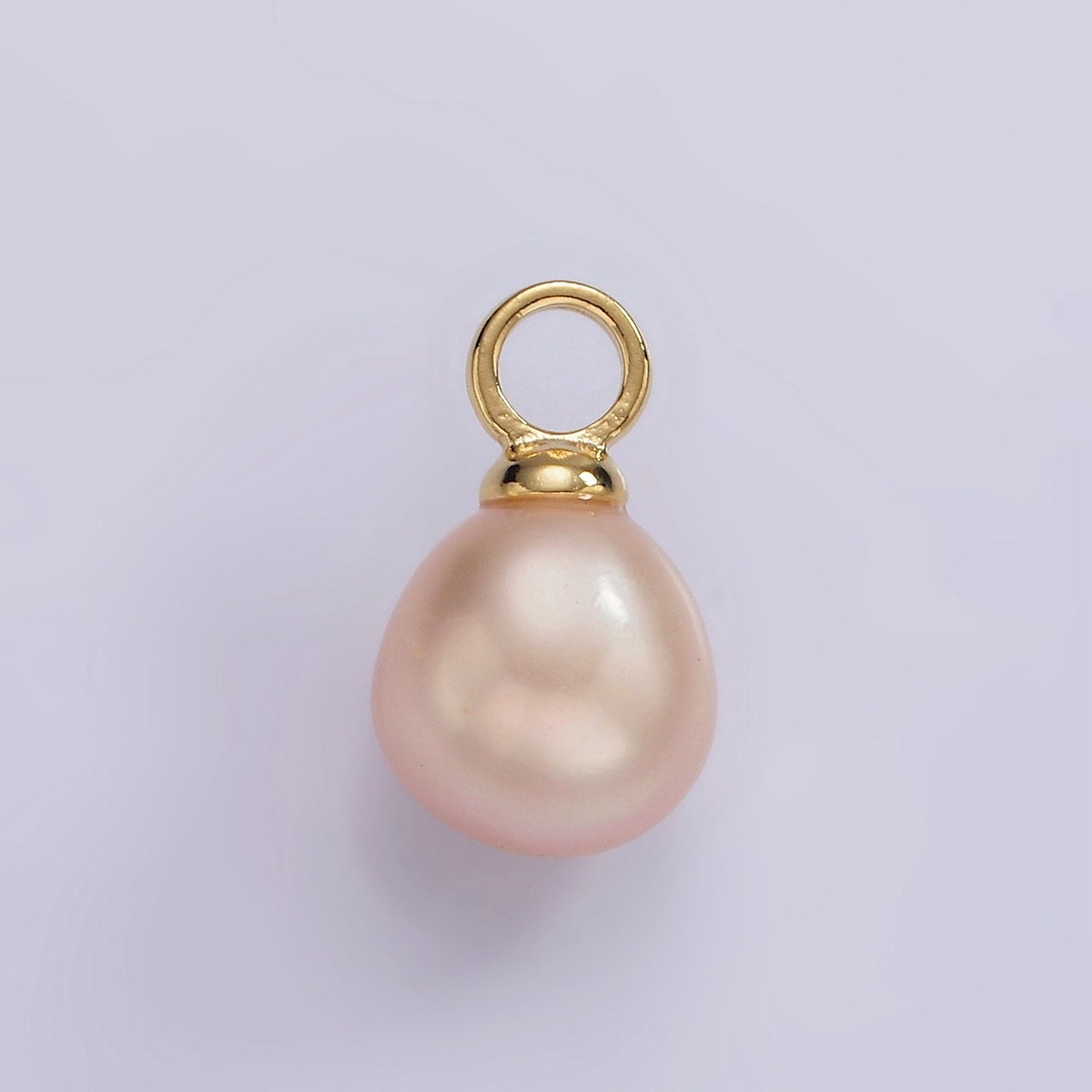 Pear Freshwater Pearls AA Quality Natural Pink Peach Color 16.5mm Necklace Pendant Earring Charm for Jewelry Making Supply P1661