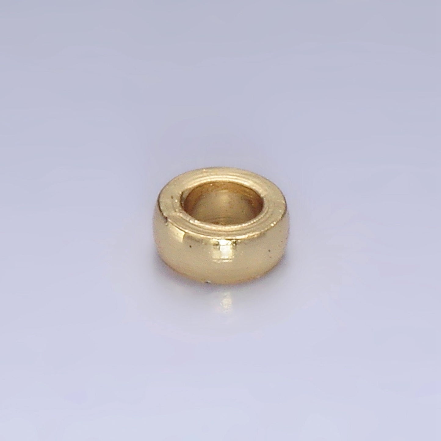 14K Gold Filled 2.5mm Rhondelle Mini Minimalist Bead | B876