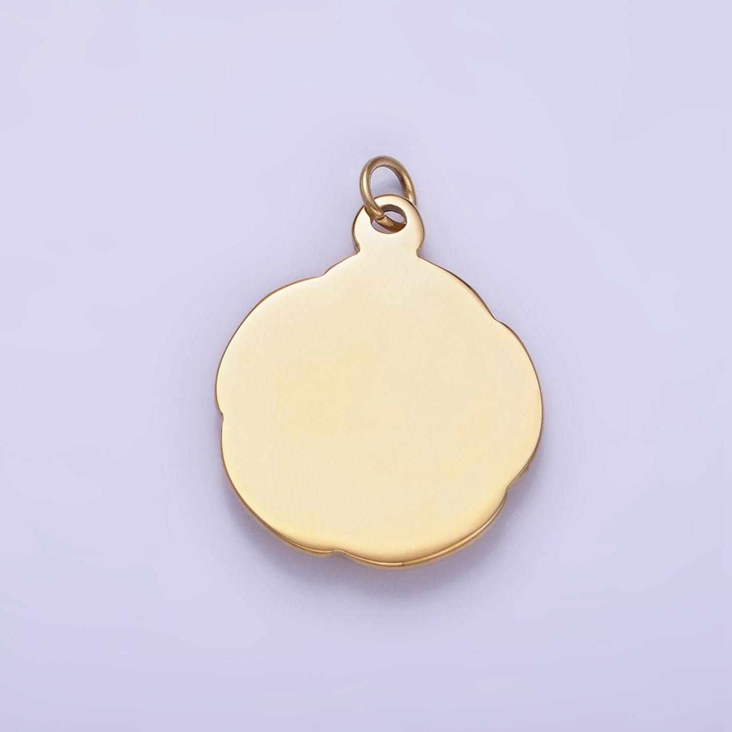Stainless Steel Round Flower 22mm | P-932