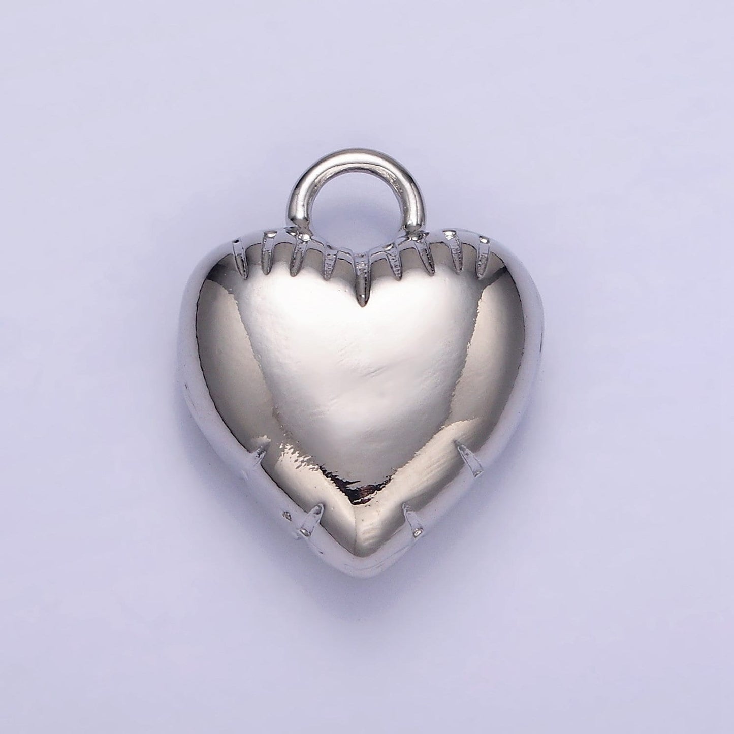Mini Heart Balloon Charm 14K Gold Filled Love Pendant | W-499
