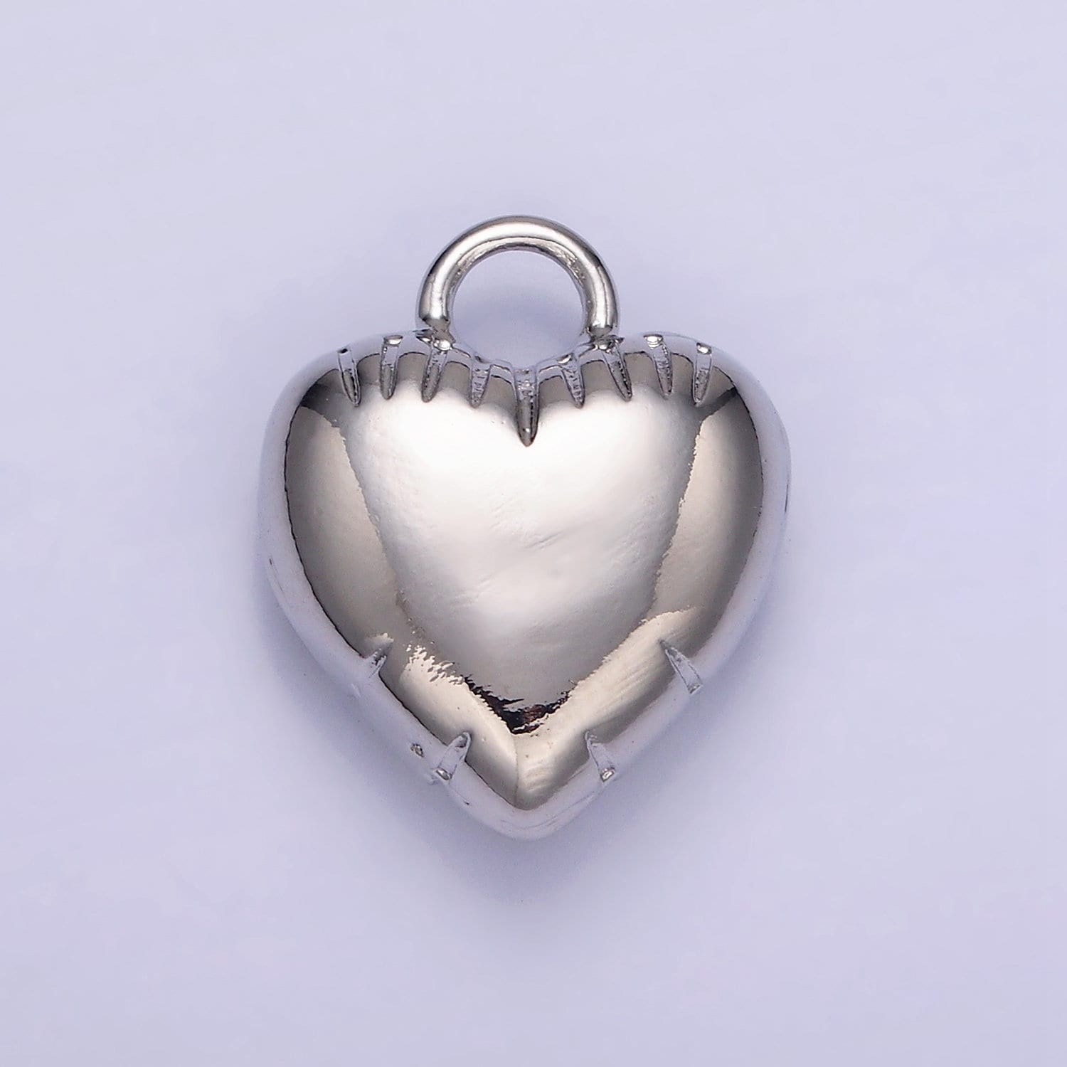 Mini Heart Balloon Charm 14K Gold Filled Love Pendant | W-499