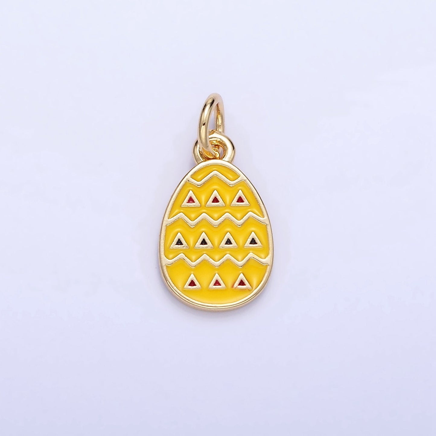 Easter Bunny's Egg Yellow Style Charm | C-123