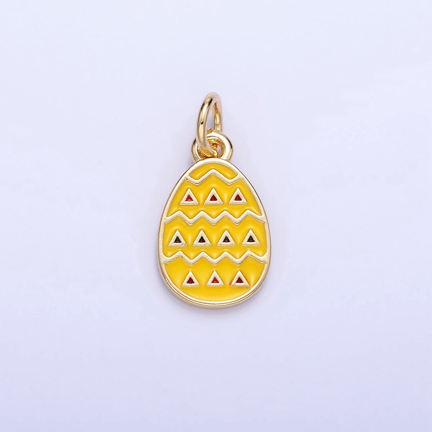 Easter Bunny's Egg Yellow Style Charm | C-123