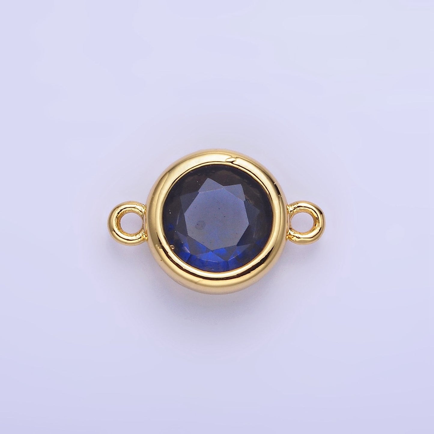 10mm Birthstone Charm Connector 14k gold filled wholesale birthstone bulk Link connectors for Bracelet Necklace Component G446