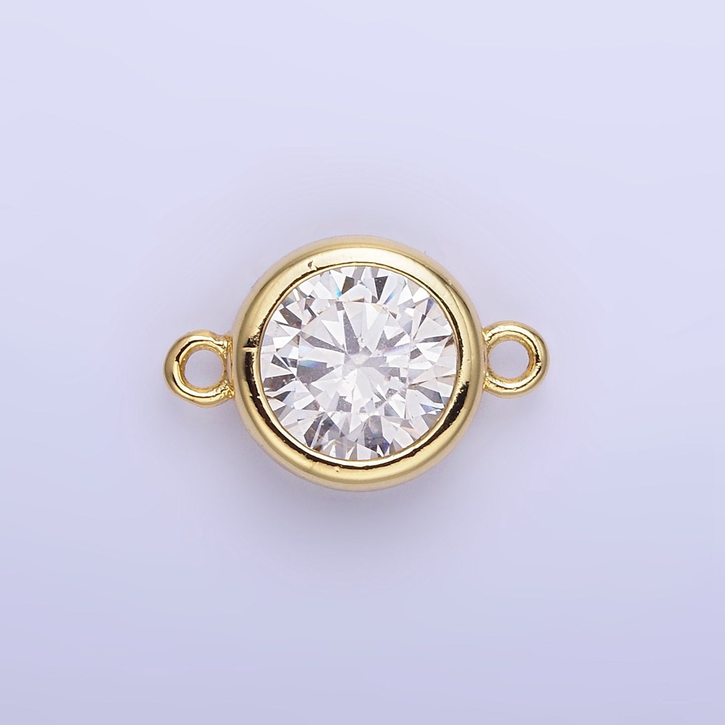 10mm Birthstone Charm Connector 14k gold filled wholesale birthstone bulk Link connectors for Bracelet Necklace Component G446
