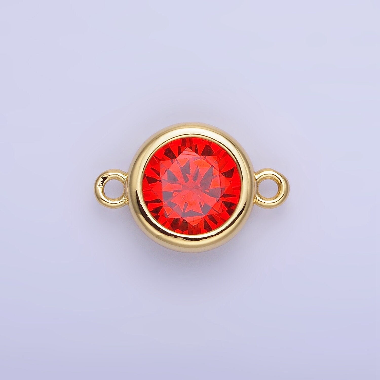 10mm Birthstone Charm Connector 14k gold filled wholesale birthstone bulk Link connectors for Bracelet Necklace Component G446