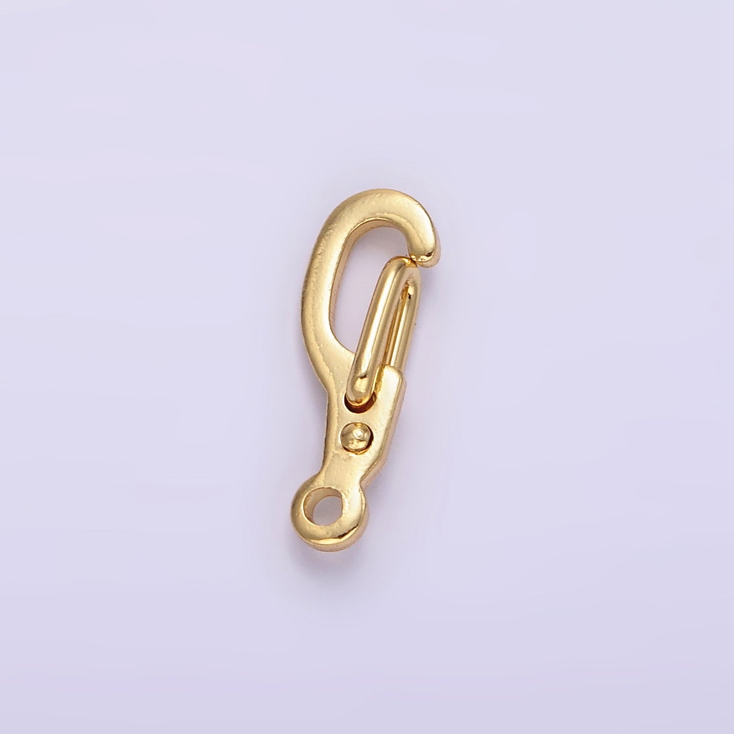 Gold Trigger Clasp Mini Silver Lobster Clasp 14mm Snap Hook Keychain Clip Z801