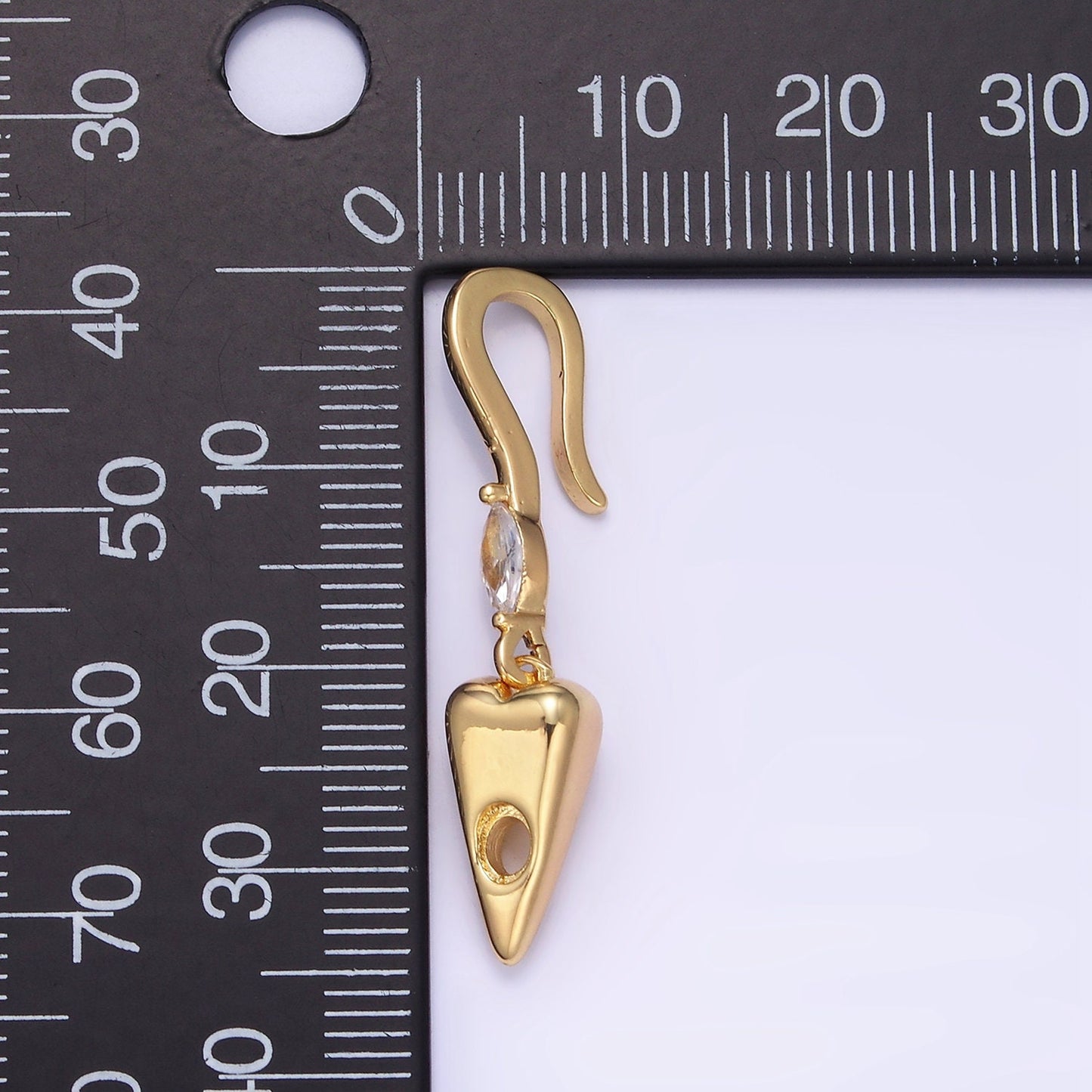 14K Gold Filled S-Hook Curved Closure Clasps Supply Findings | Z345