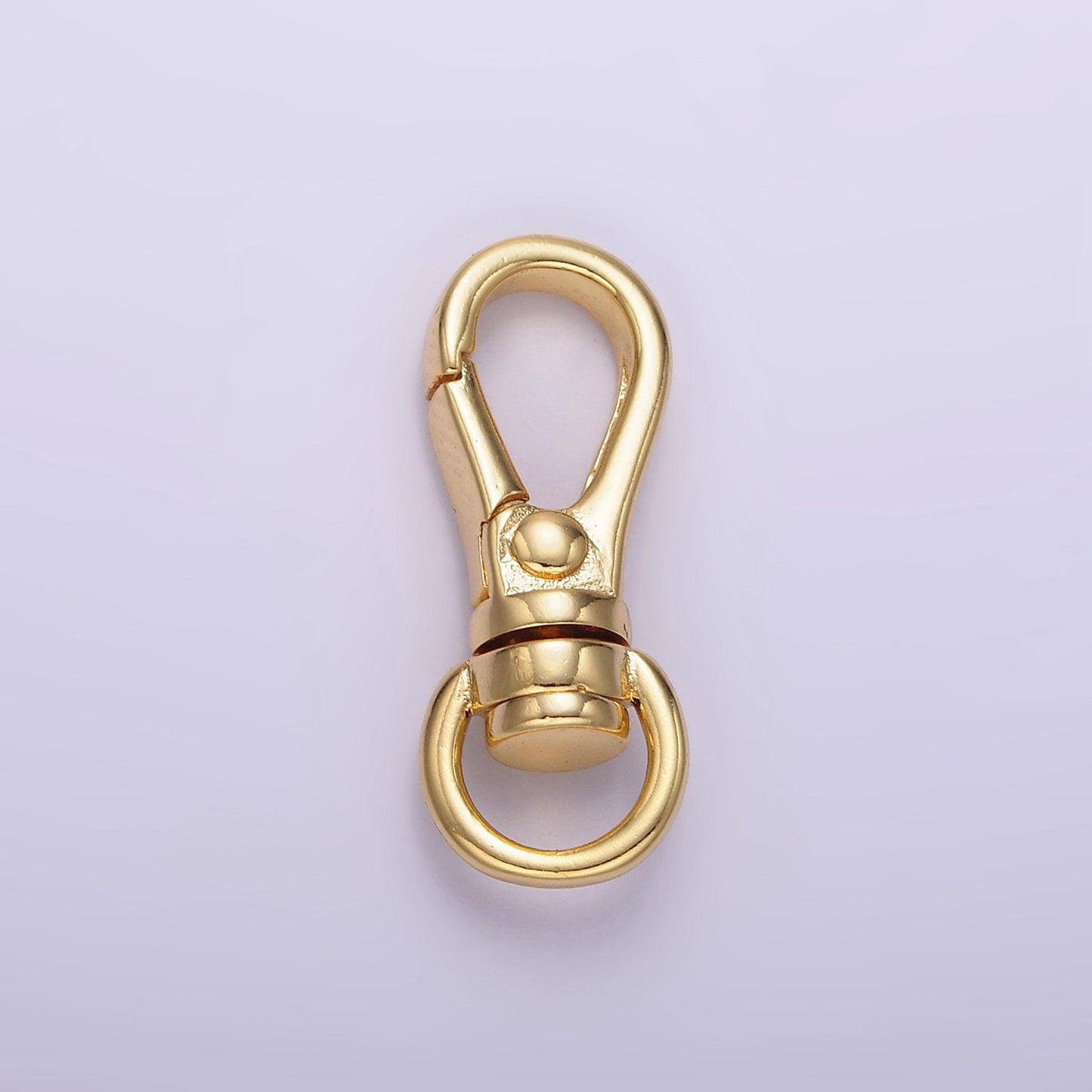 14K Gold Filled Lobster Swivel Clasps, 24.8mm x 9.8mm Clasps in Gold Silver Color Purse Charm Component Z-799