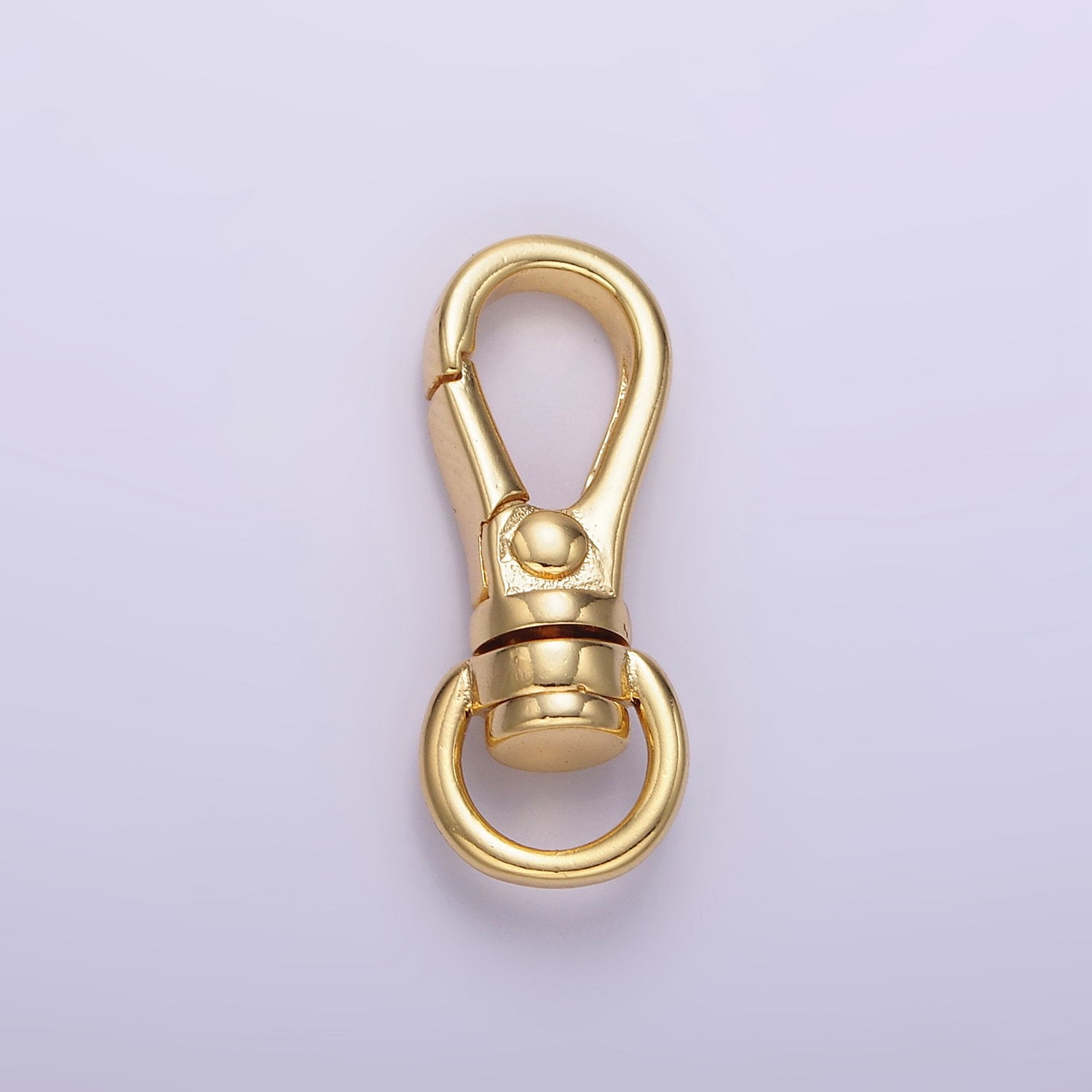 14K Gold Filled Lobster Swivel Clasps, 24.8mm x 9.8mm Clasps in Gold Silver Color Purse Charm Component Z-799