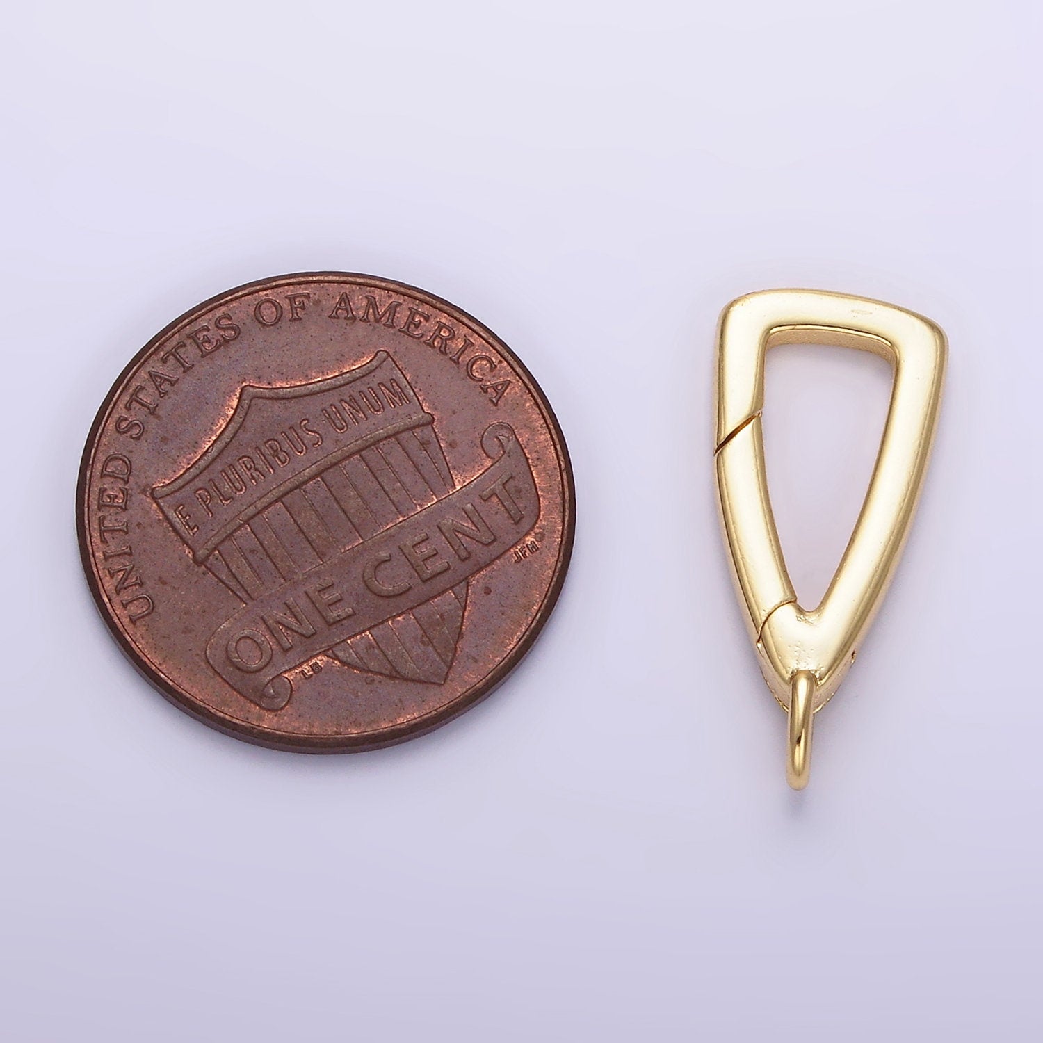 Triangle Clasp Gold Filled in Silver & Gold for Jewelry Making | Z-805