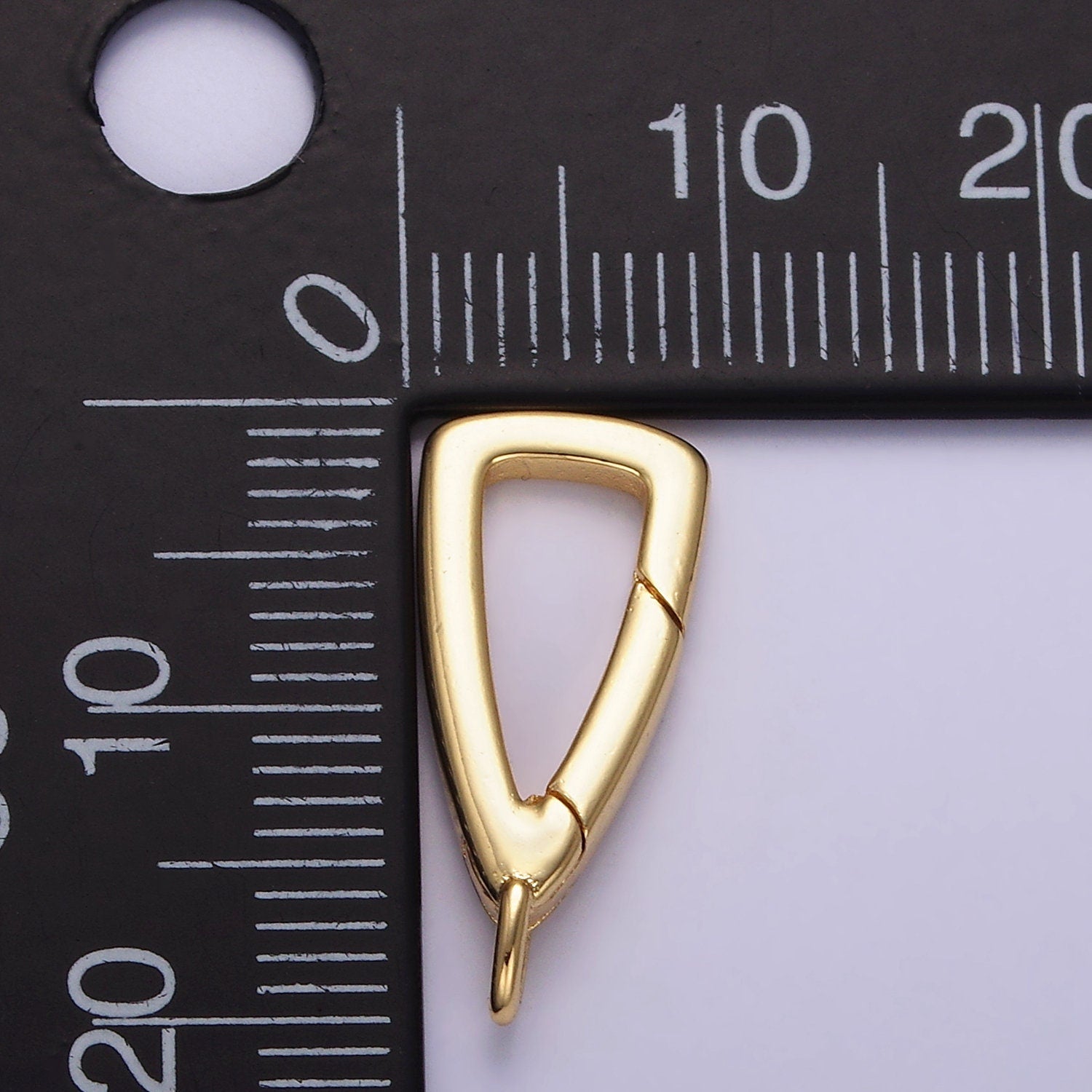 Triangle Clasp Gold Filled in Silver & Gold for Jewelry Making | Z-805