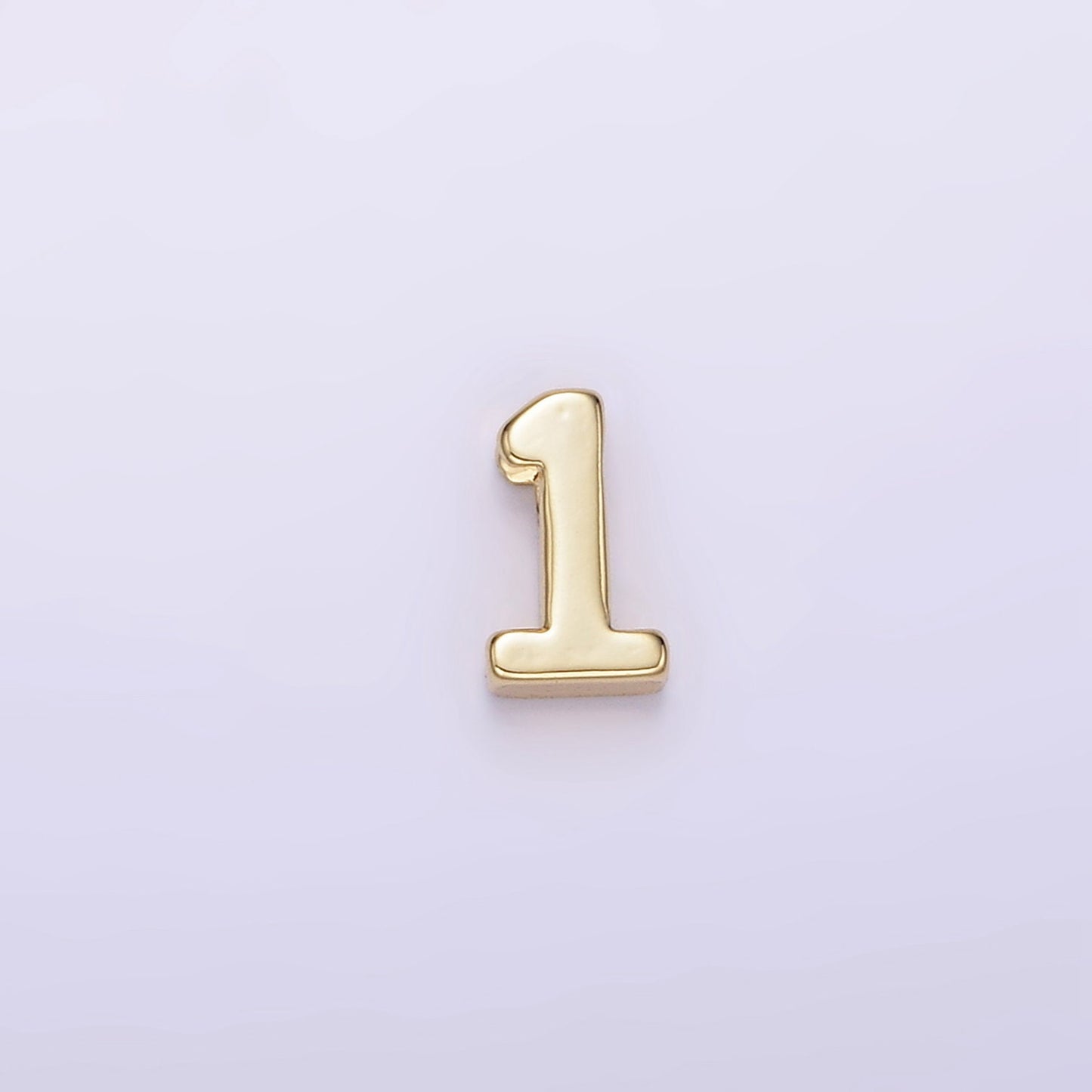 Tiny Number Bead "1" and "2" For jewelry Making | AG-830