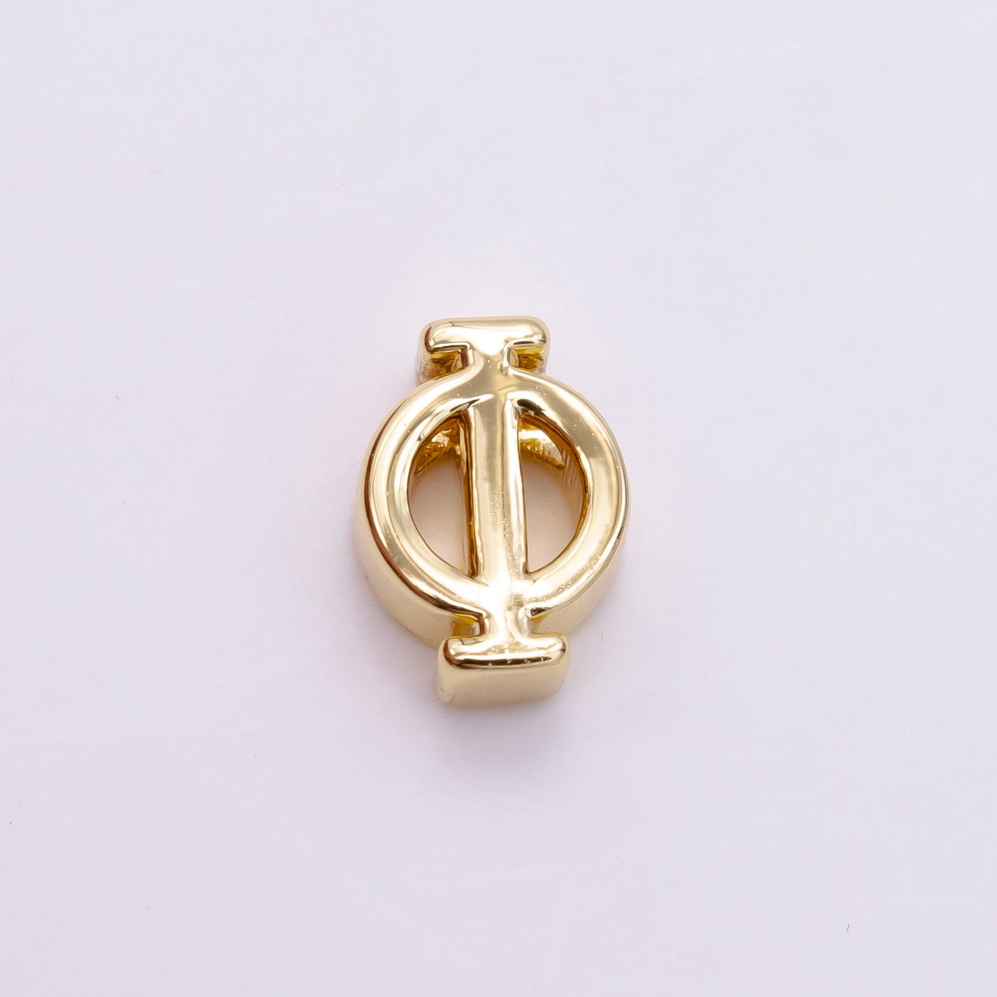Dainty Gold Fill Greek Letters Charm Sorority Fraternity Greek Letters Beads Gamma Omega Pi Delta Phi Greek Alphabet Initial Charm AF235-246