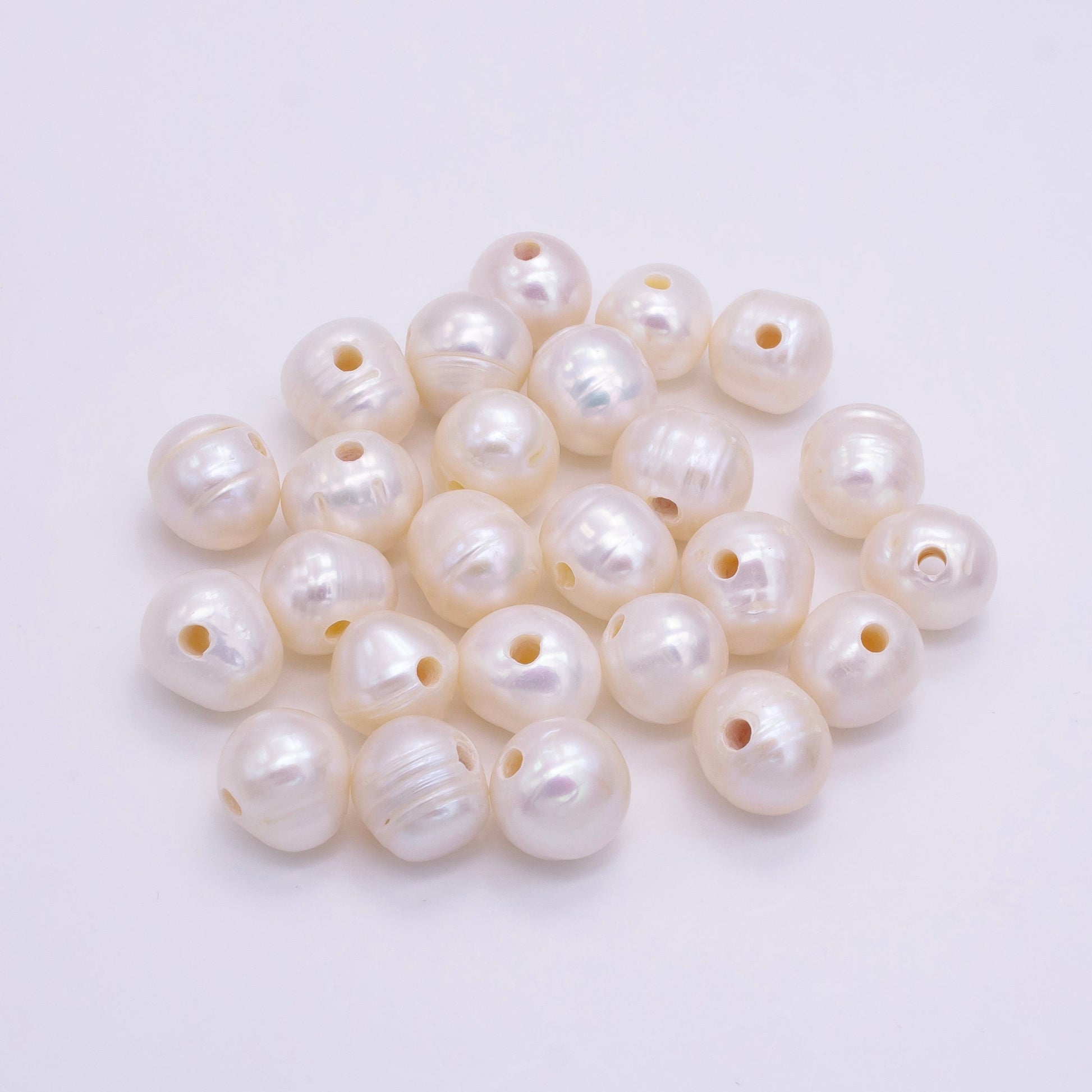 1x Potato Nugget Pearl A Quality Round Freshwater Pearl with 2.5mm Hole for Earring Bracelet Necklace Component Jewelry Making P1759