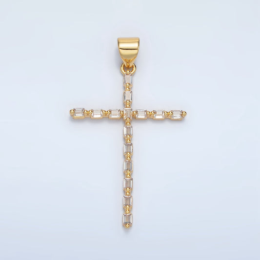 Pave Cubic Cross 18K gold filled Pendant, CZ Jesus Pendant, Earrings pendant, Bracelet Charm, Necklace Pendant, 18k Gold Filled Jewelry I244