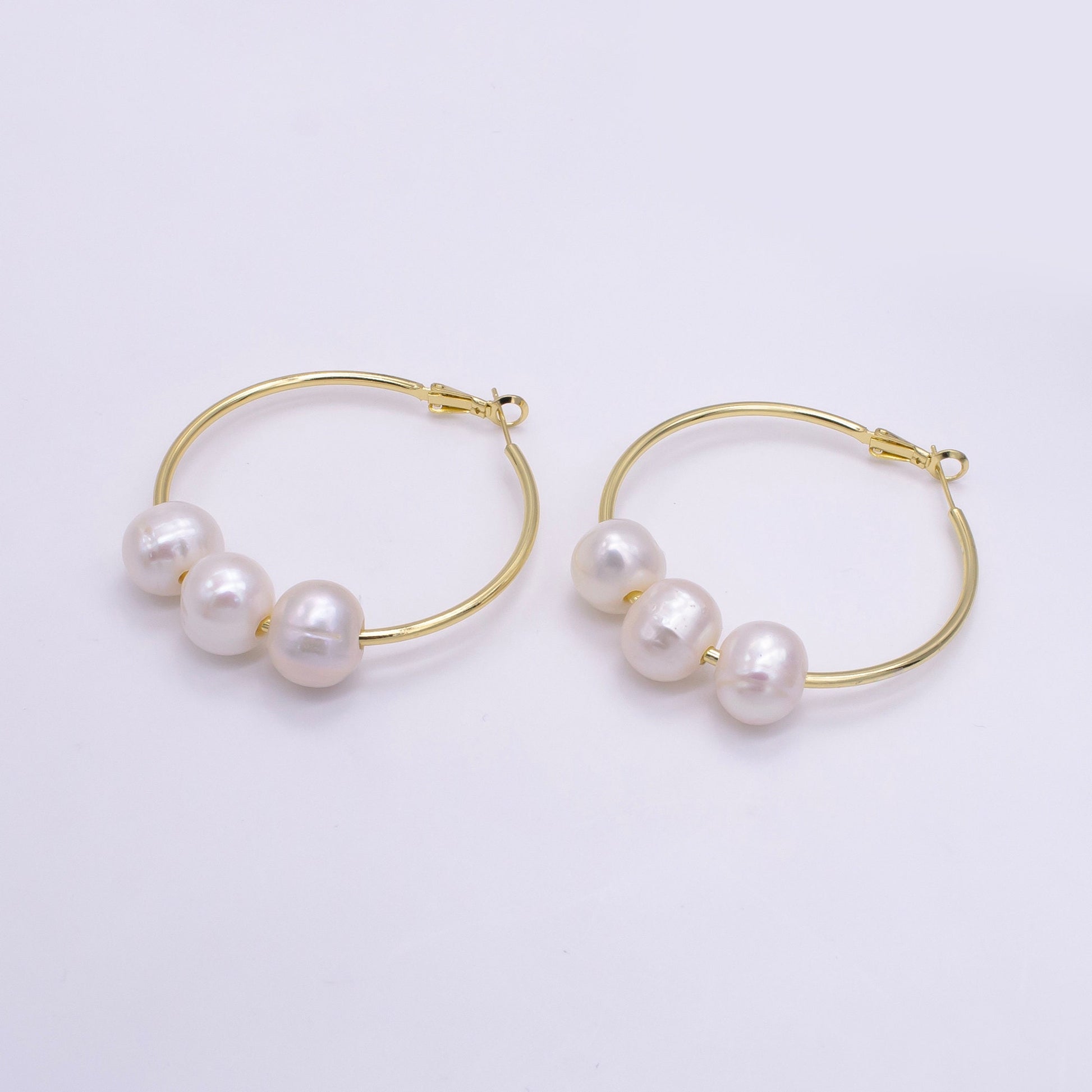 1x Potato Nugget Pearl A Quality Round Freshwater Pearl with 2.5mm Hole for Earring Bracelet Necklace Component Jewelry Making P1759