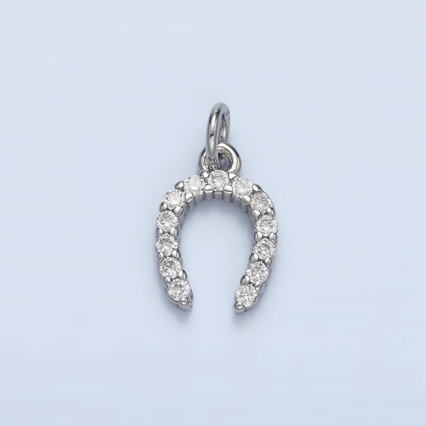 Mini Horseshoe Charm 14K Gold Filled Cubic Lucky Charm Pendant, Horse Shoe for Necklace Bracelet Earrings Jewelry Making Supply X591