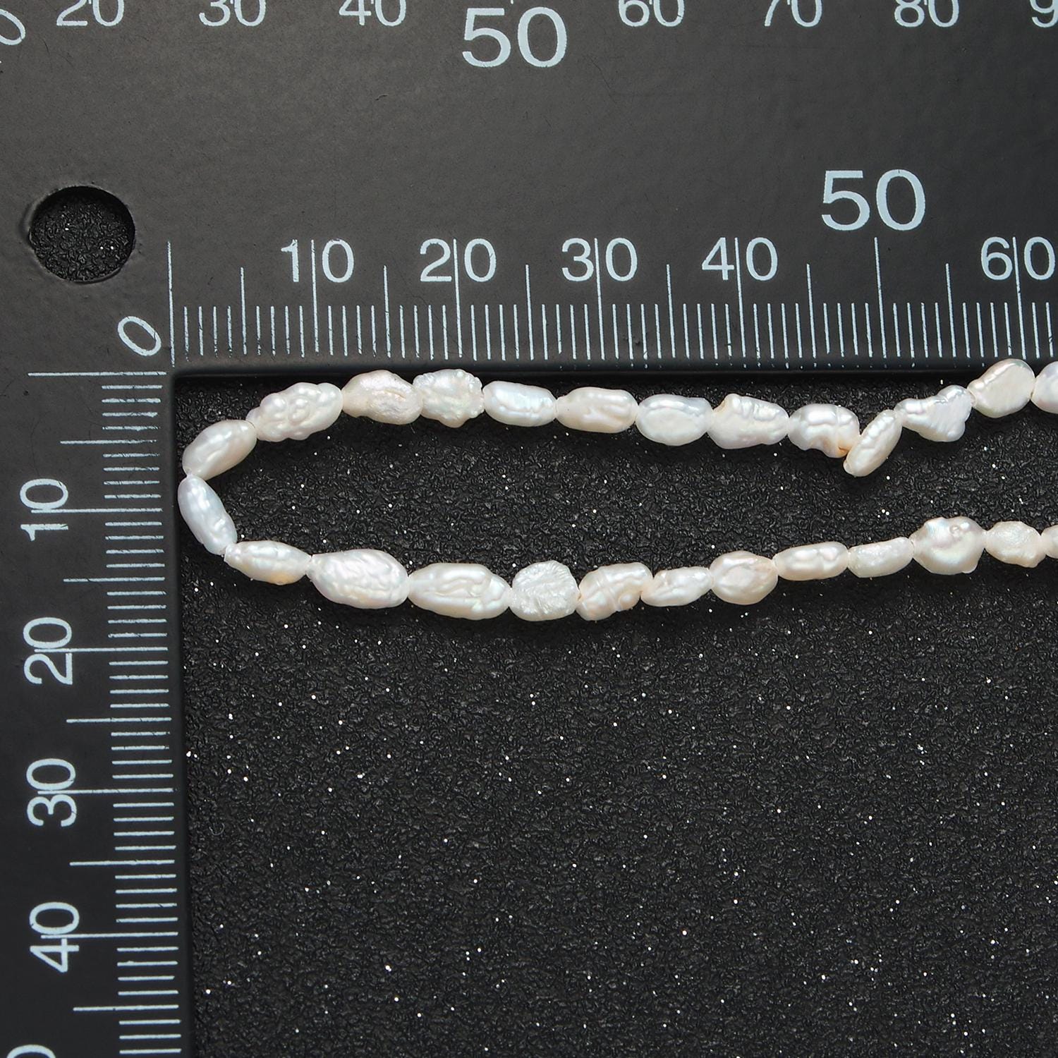 Natural Pearl Minimalist Necklace with Fresh Water Pearls 16 inch Gold Filled Necklace WA2631