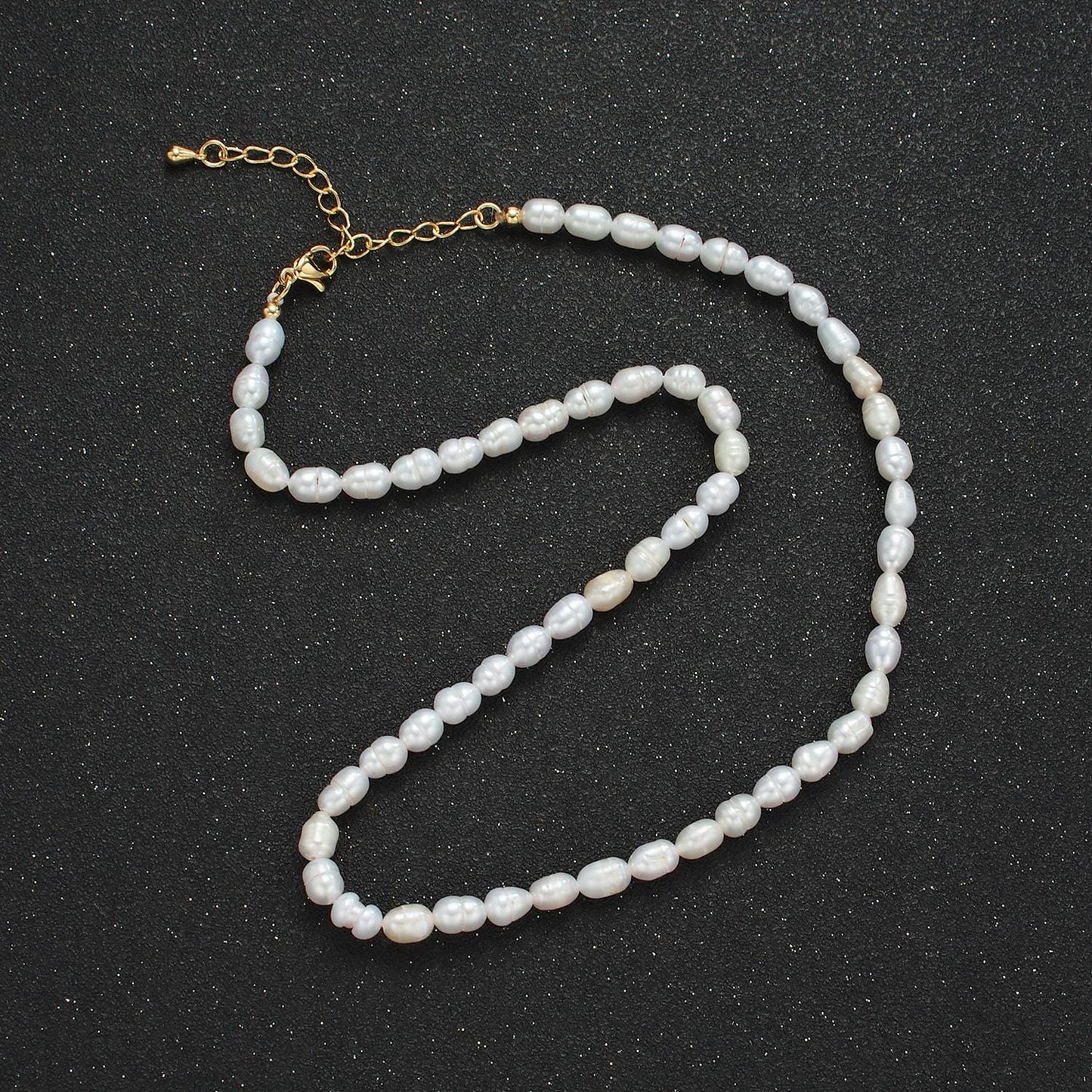 Handmade 4.7mm Natural Freshwater Pearl 14.5" Necklace WA-2630