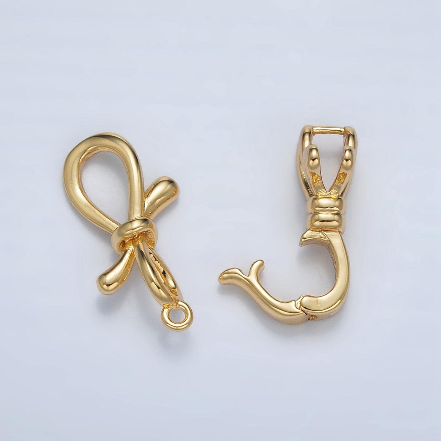 24K Gold Filled End clasp Enhancer for Bracelet Component Z861