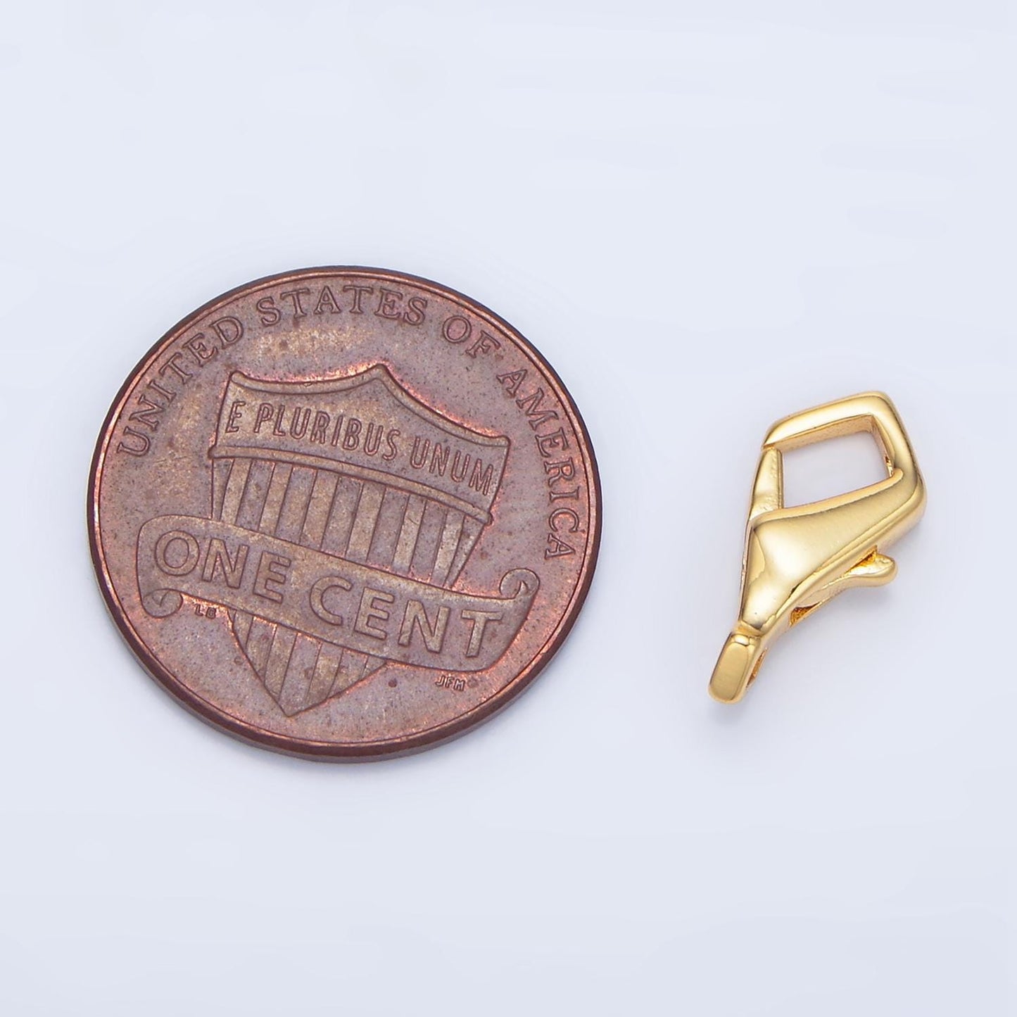 Mini 24K Gold Filled Modern Lobster Clasps For Bracelet Necklace Jewelry Supply in Gold Silver Z962