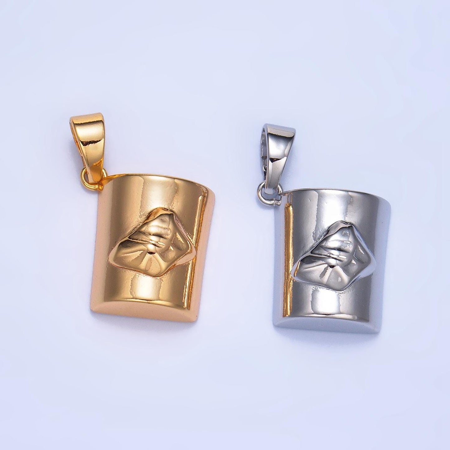 Dainty 18K Gold Filled Whisky on the Rock Charm Silver Cocktail drink charms alcohol Boy Men New Year Party Charm Bar Supplies AA990