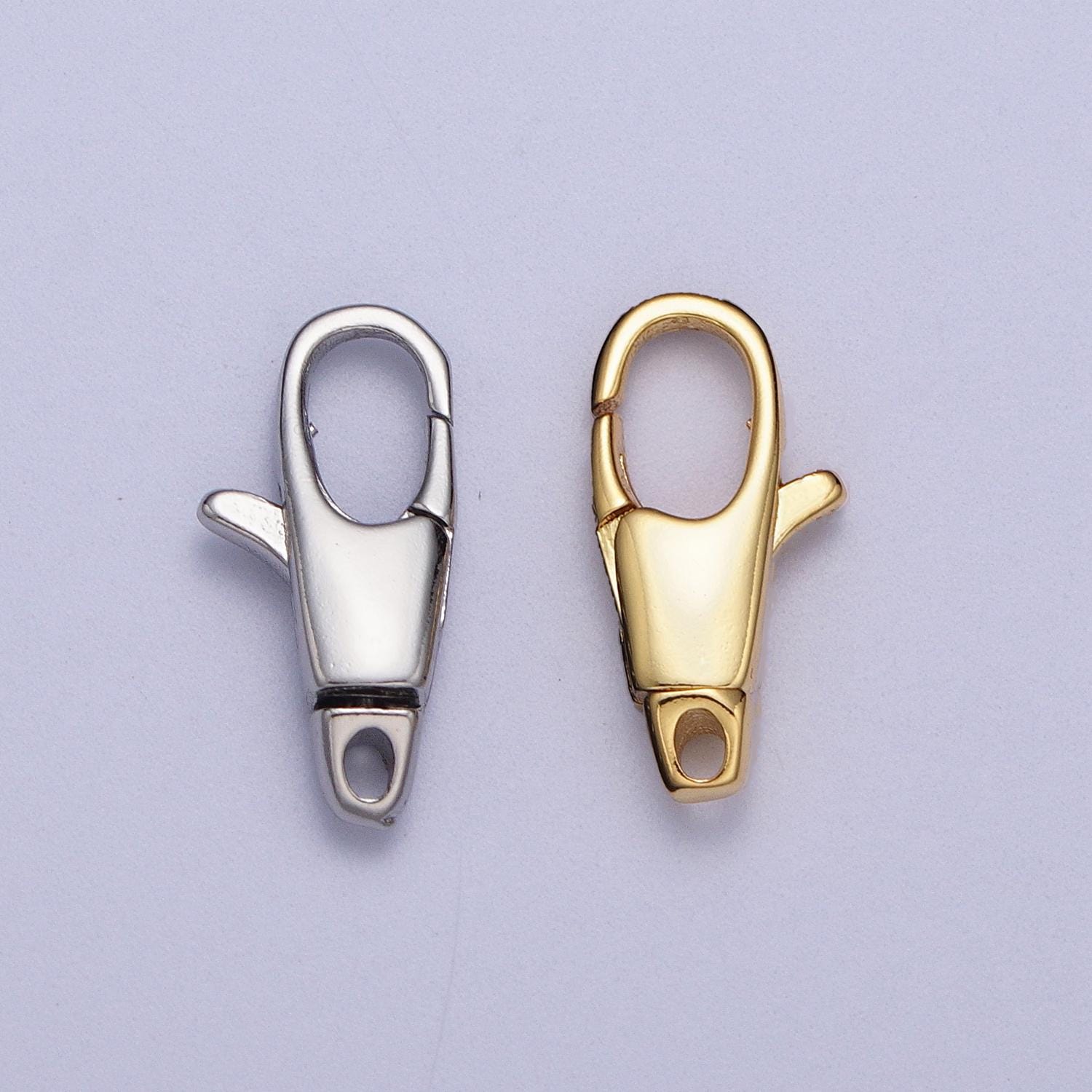 24K Gold Filled Oval Lobster Clasp Trigger Clasp – Lobster Claw for Jewelry Making Supplies | Z-192