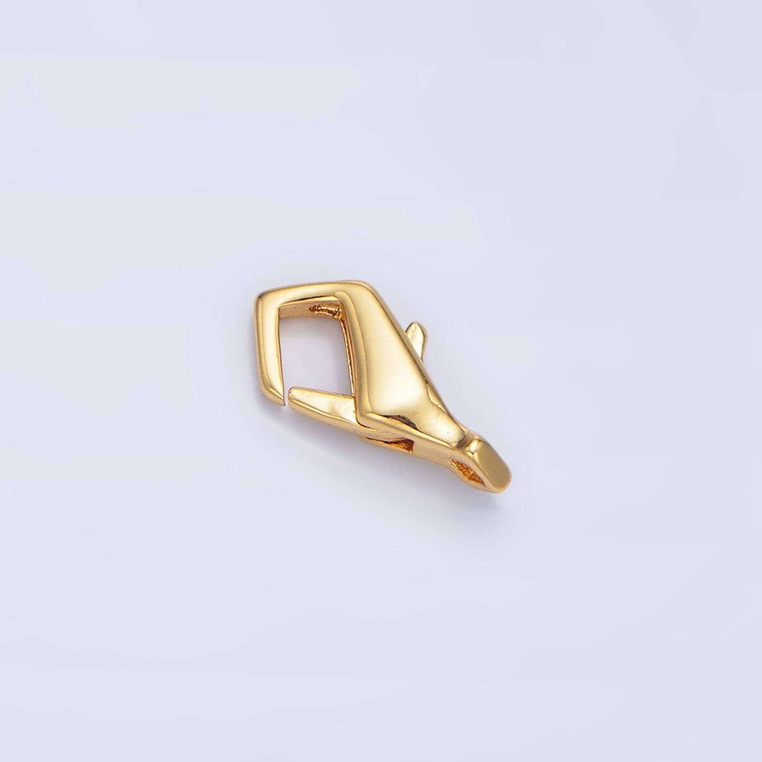Mini 24K Gold Filled Modern Lobster Clasps For Bracelet Necklace Jewelry Supply in Gold Silver Z962
