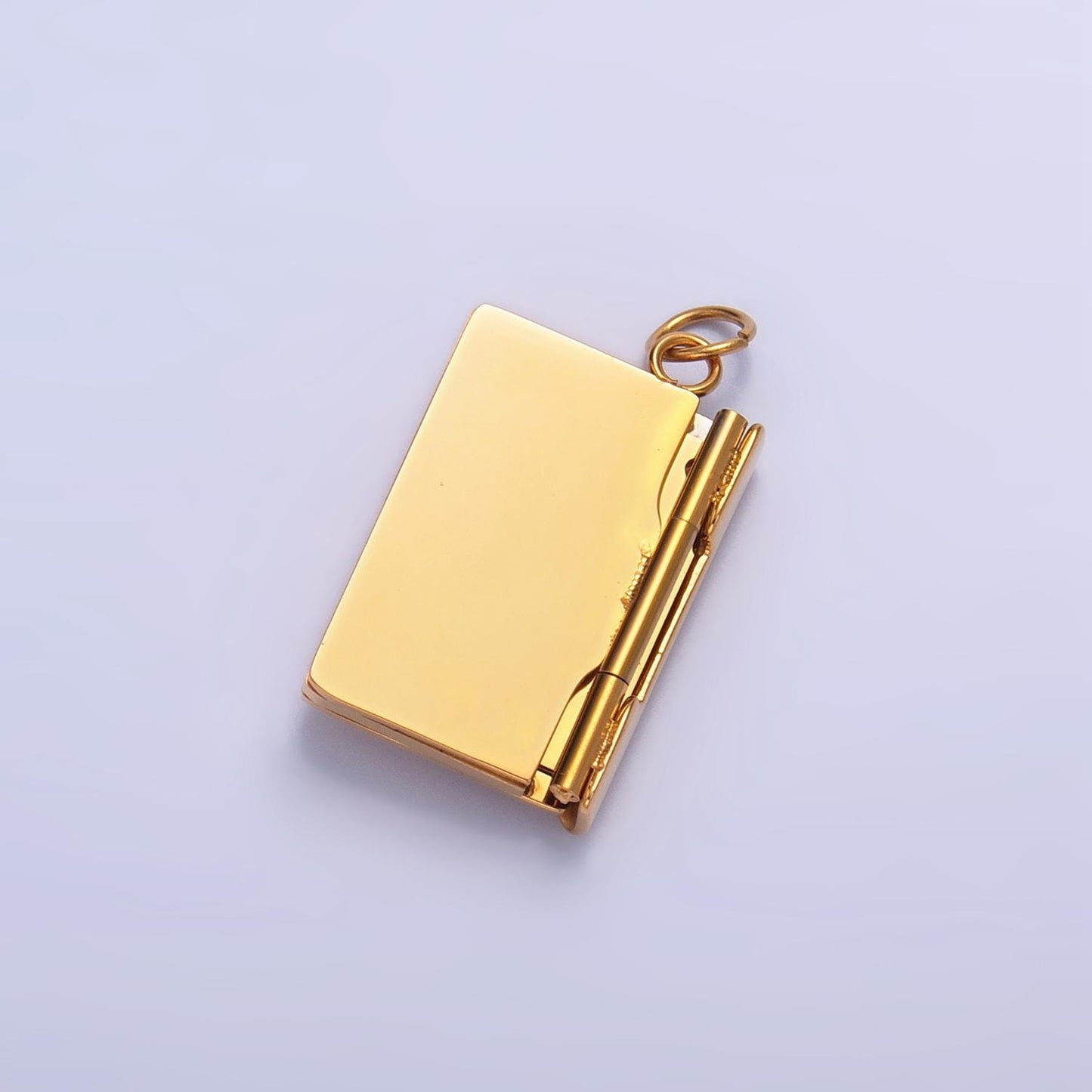 Dainty Gold Envelope Charm Open Letter Charm Engravable Blank Letter Charm for Personalized Message Jewelry P-1521