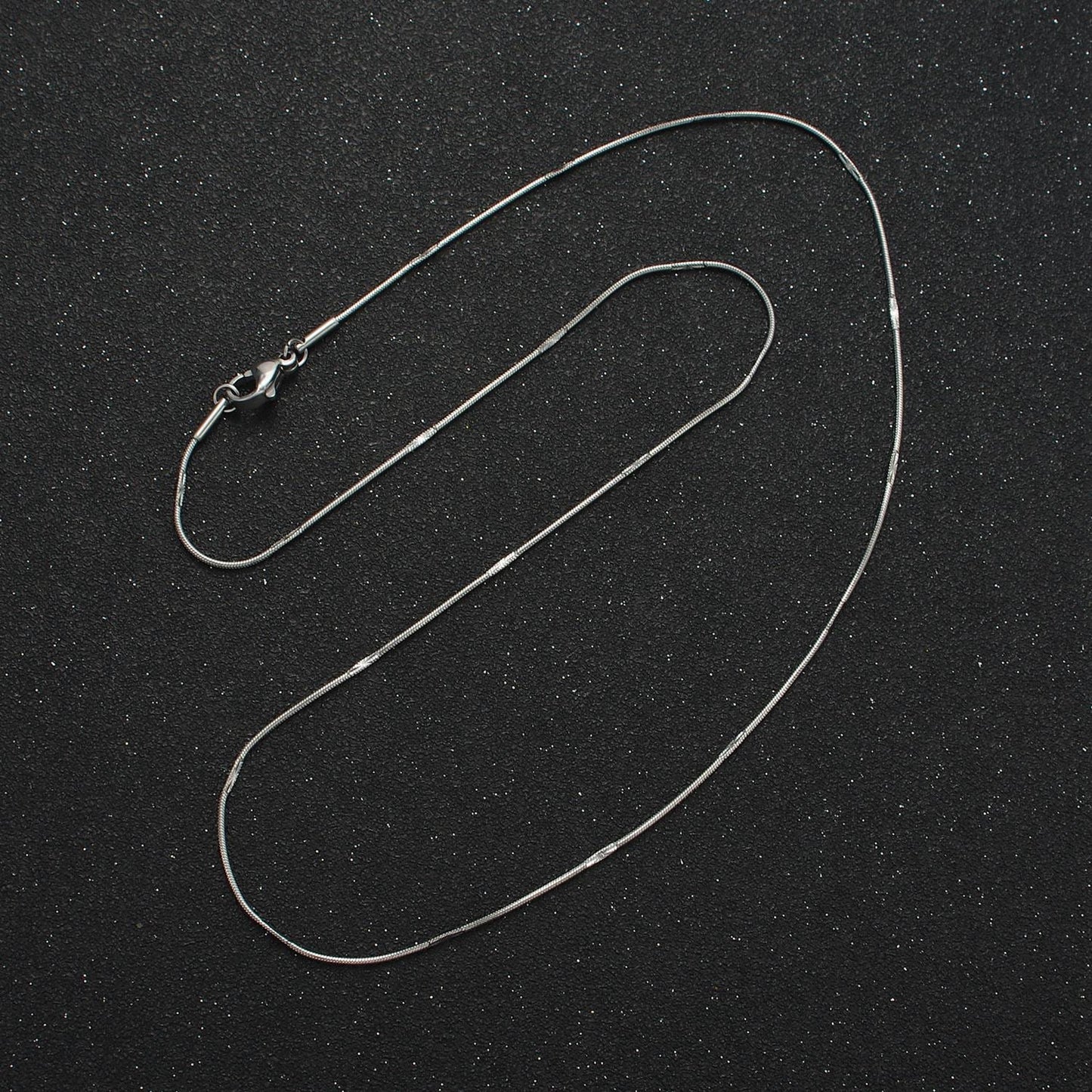 19.7 Inch Snake Chain Stainless Steel Necklace in Gold & Silver | WA-2594 WA2595