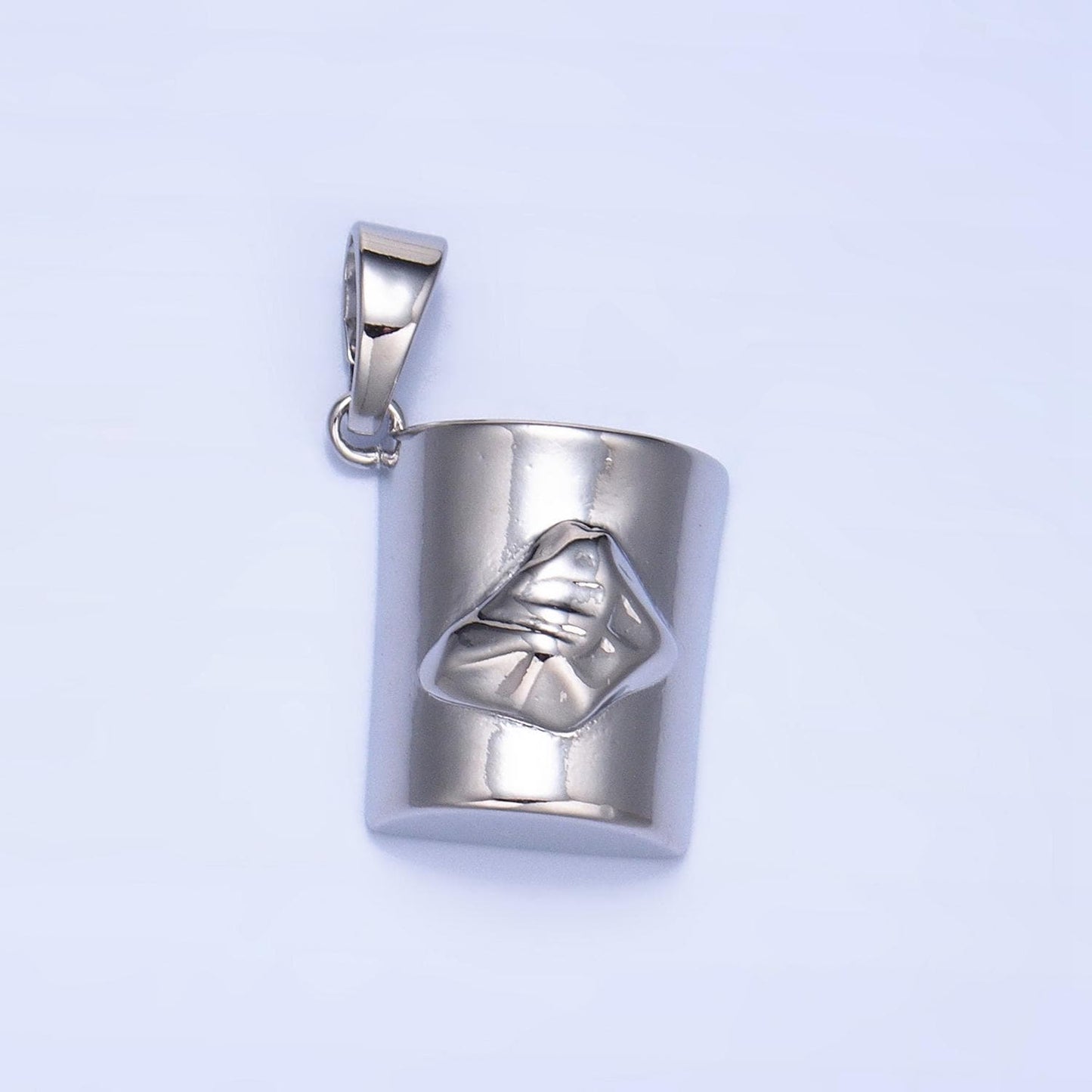Dainty 18K Gold Filled Whisky on the Rock Charm Silver Cocktail drink charms alcohol Boy Men New Year Party Charm Bar Supplies AA990