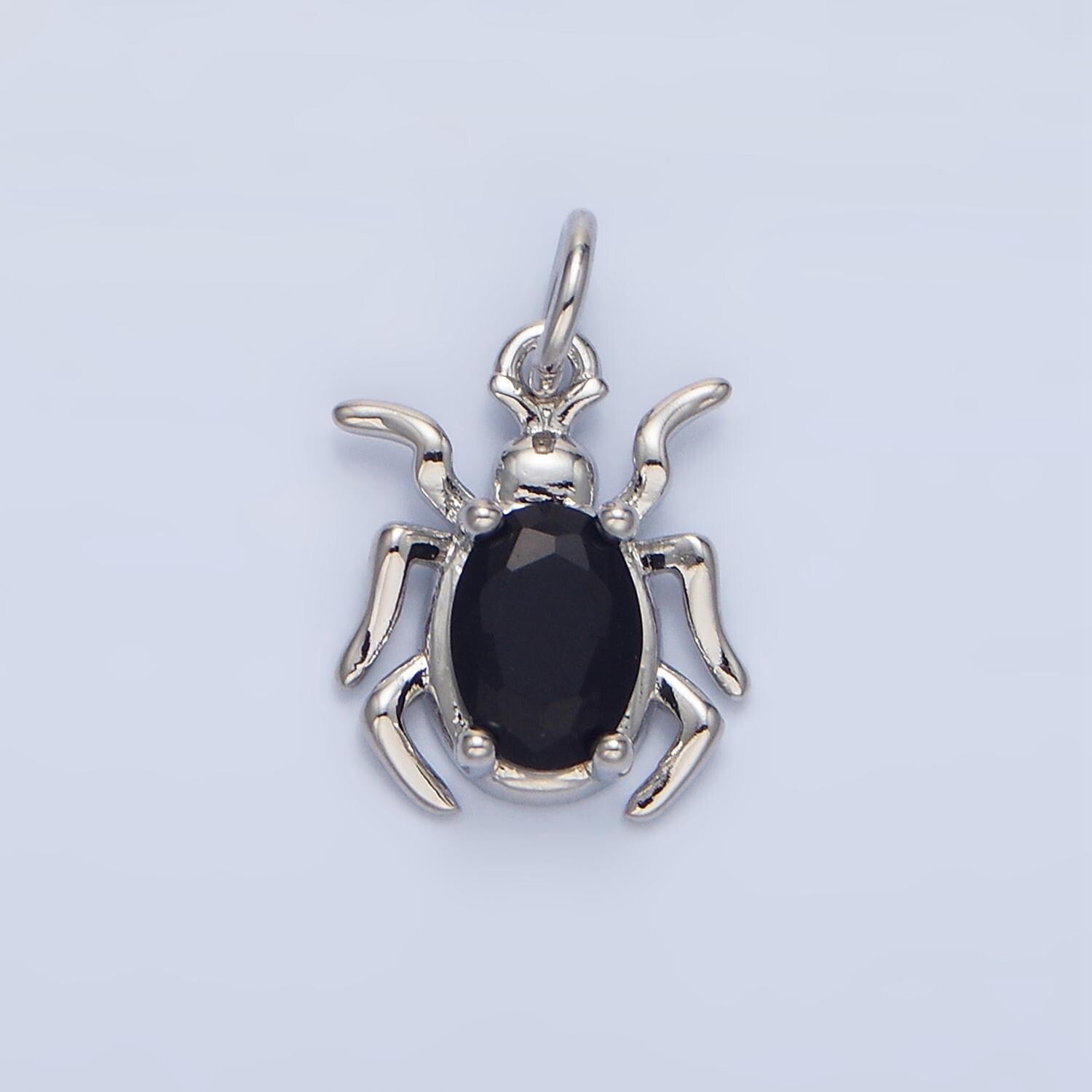 CZ Green, Black, Red 24k Gold Filled Spider Insect Animal Charm | X-902 - X-904