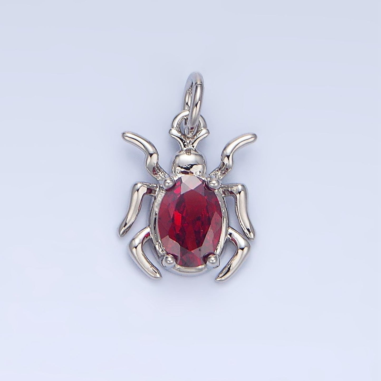 CZ Green, Black, Red 24k Gold Filled Spider Insect Animal Charm | X-902 - X-904